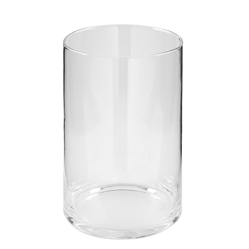 Fink Dekovase FINK Glaszylinder Gordon mit Boden - transparent - H. 18cm x D. 12cm (1 Stück)