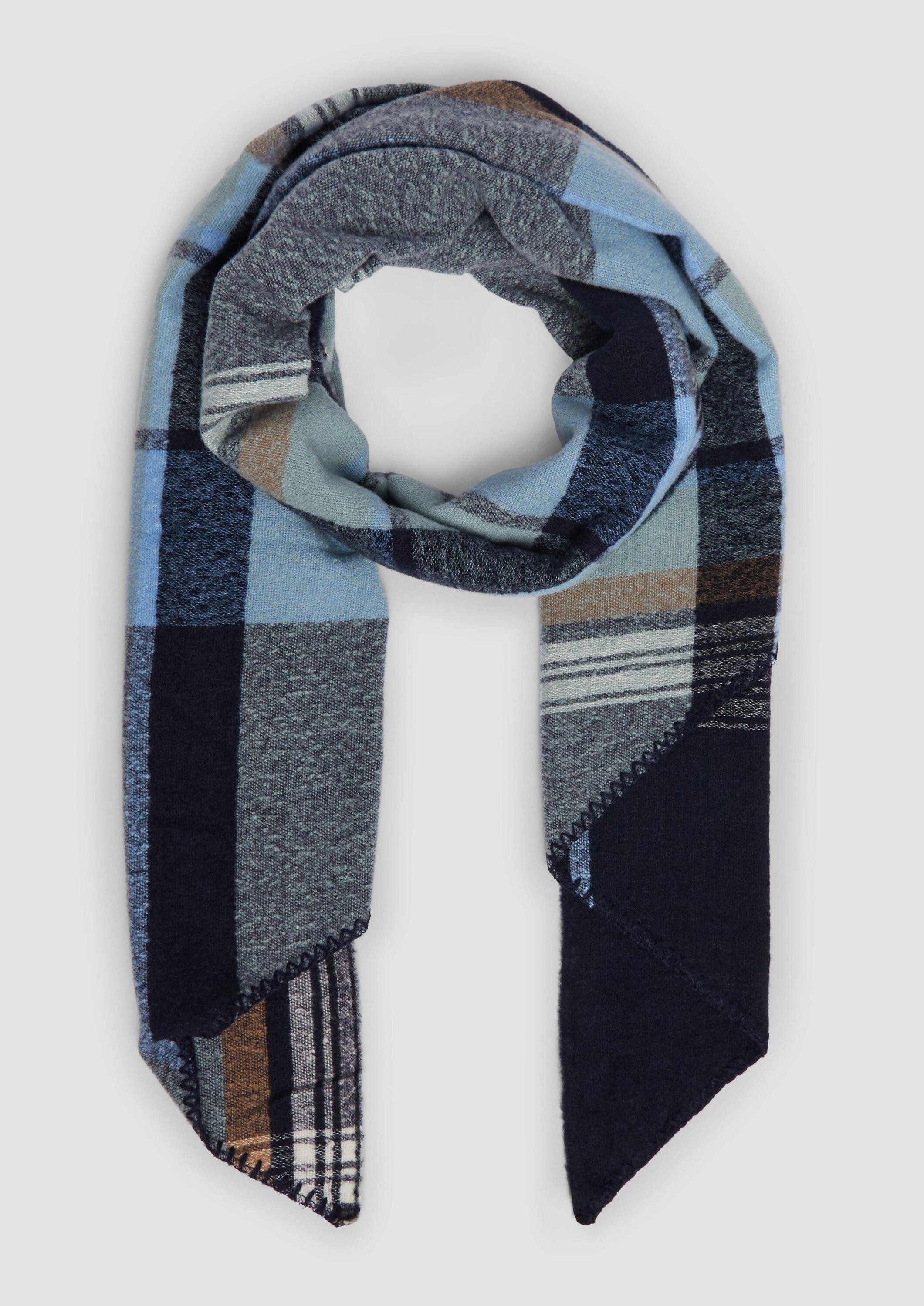 s.Oliver Schal Tuch, Schal mit Karo-Muster günstig online kaufen