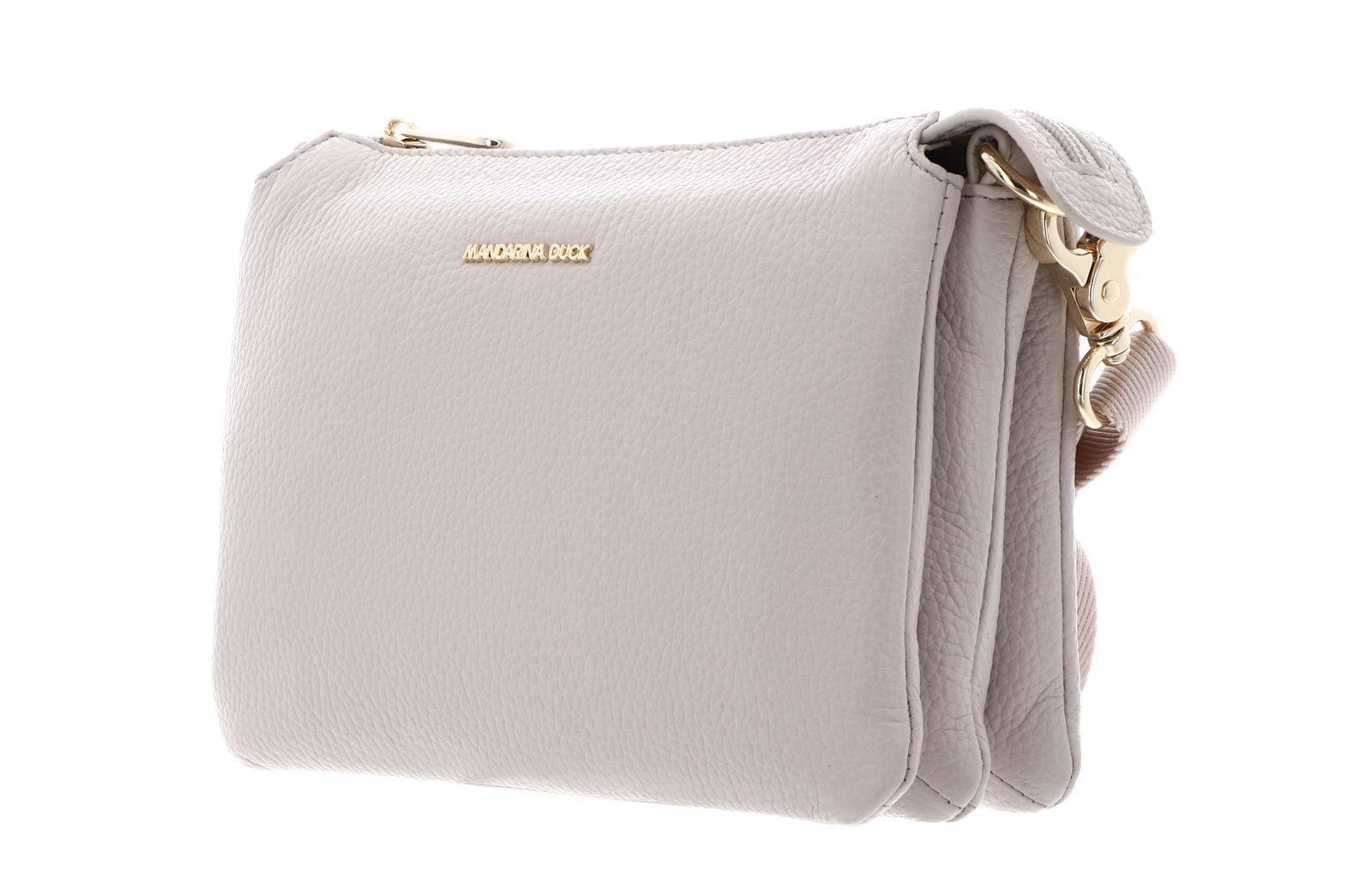 Mandarina Duck Umhängetasche Crossbody Bag, aus echtem Rindsleder