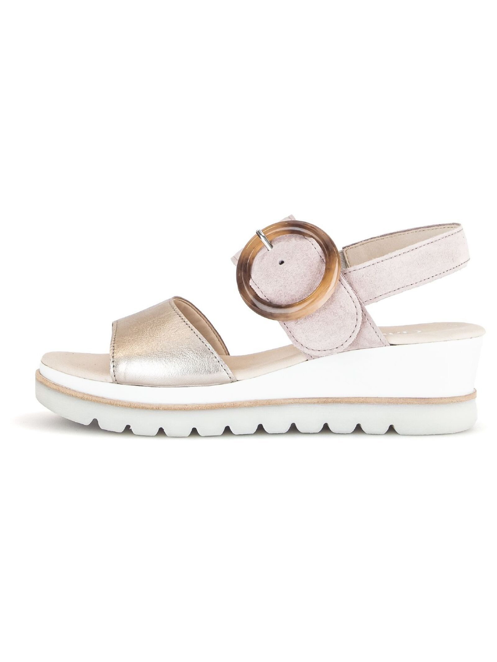 Gabor Sandalen Veloursleder Keilsandalette günstig online kaufen