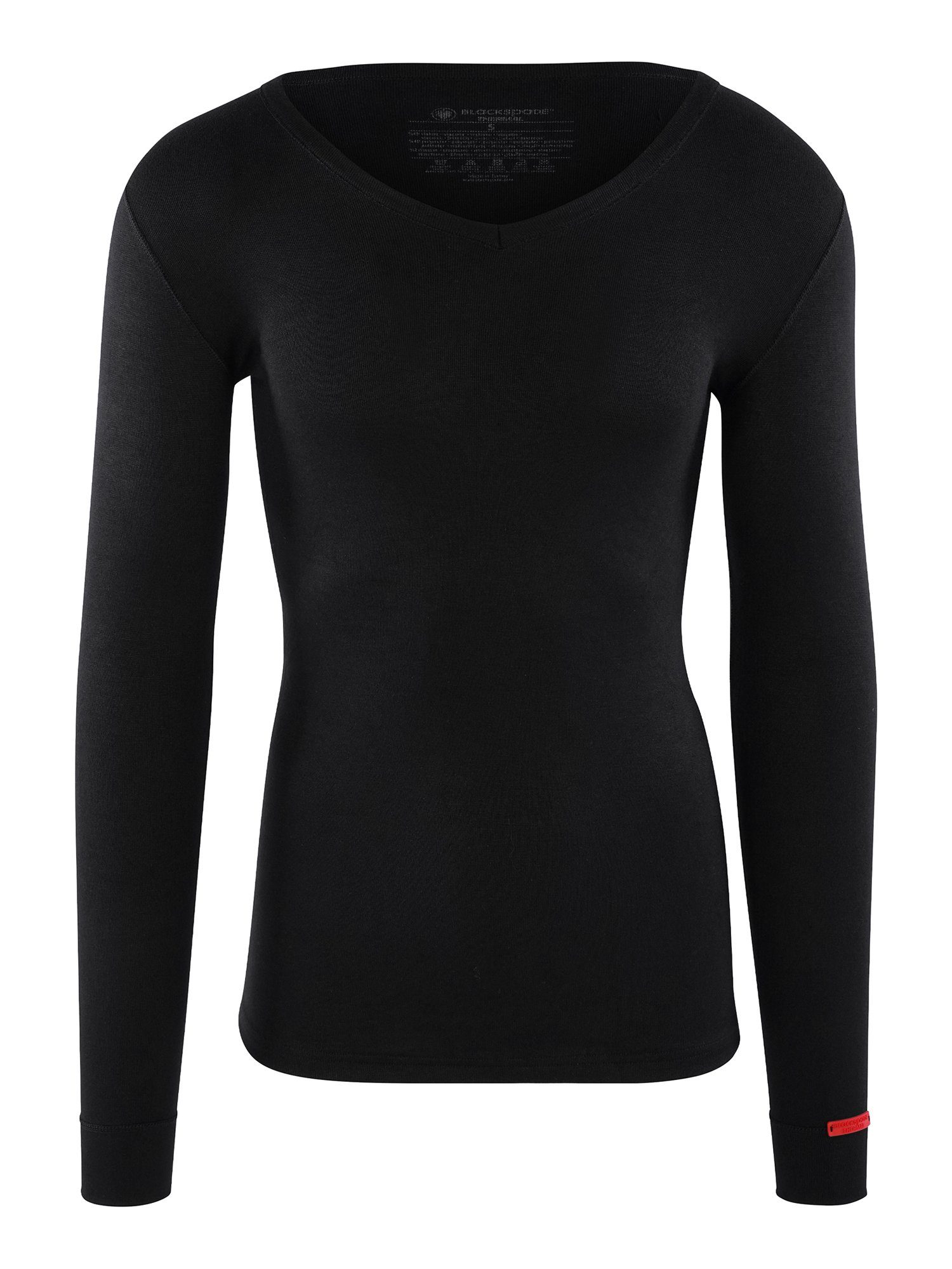 BlackSpade Thermounterhemd Thermal Longsleeve - V-Neck Thermo-oberteile Langarm Thermo-unterhemd