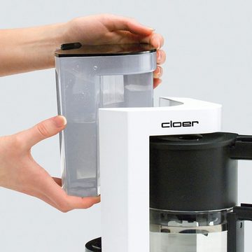 Cloer Filterkaffeemaschine 5981 - Filterkaffeemaschine - weiß/schwarz