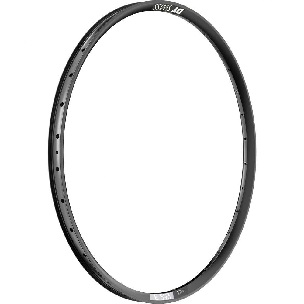 Laufrad DT Swiss Felge Felge Felge E 593 27 - 5"" 28 Loch Schwarz - robuste En