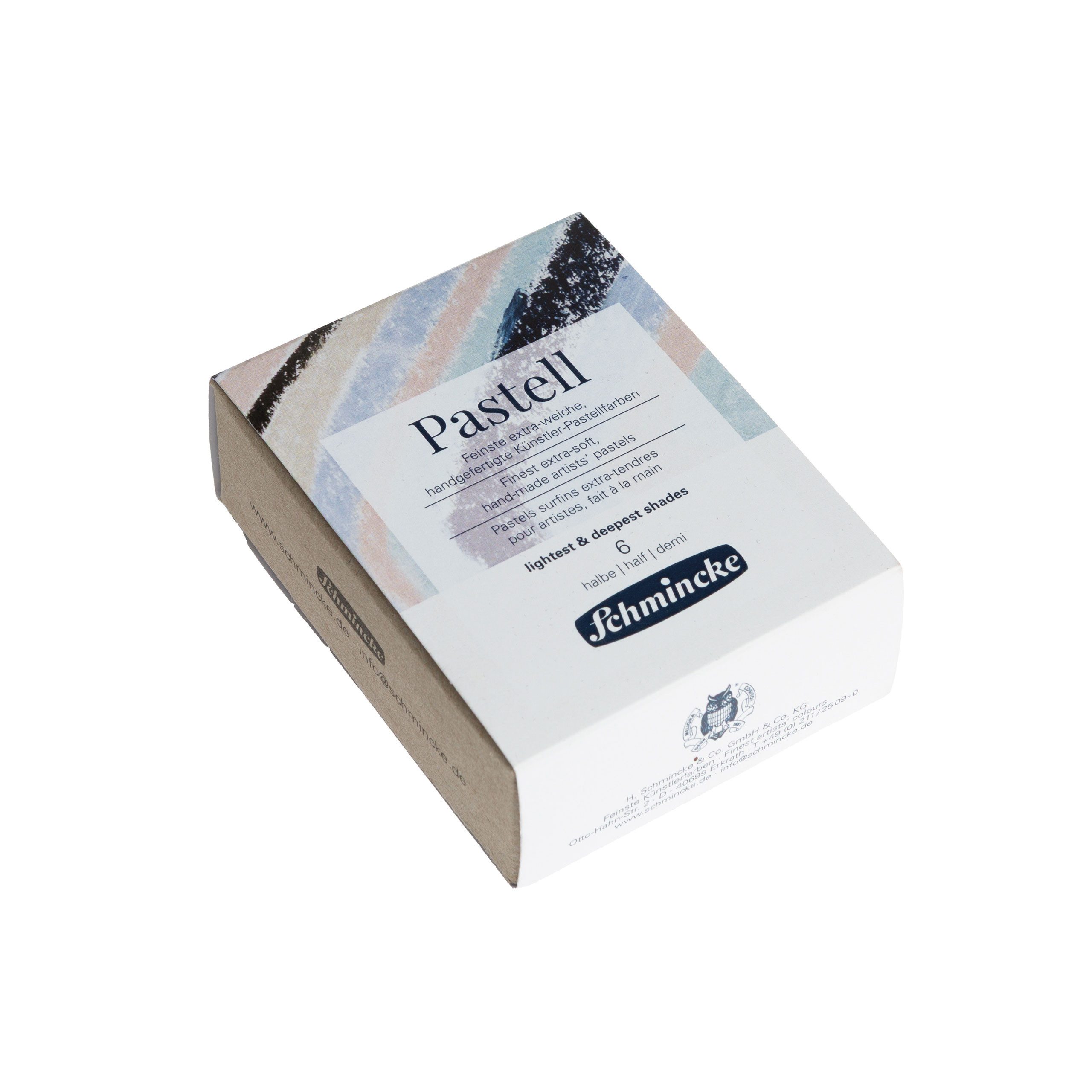 Schmincke Pastellkreide Pastell - lightest & deepest shades - 6 halbe Stifte - 77 773 097