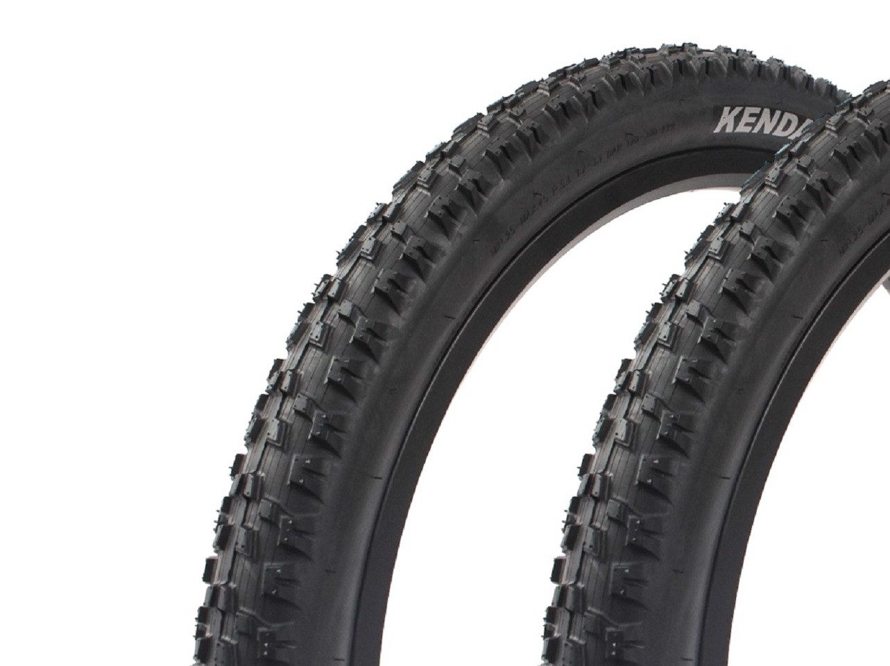 KHEbikes Fahrradreifen KENDA AMRAK MTB Reifen Set 24 Zoll 2,20 Zoll Schwarz, (1-tlg)