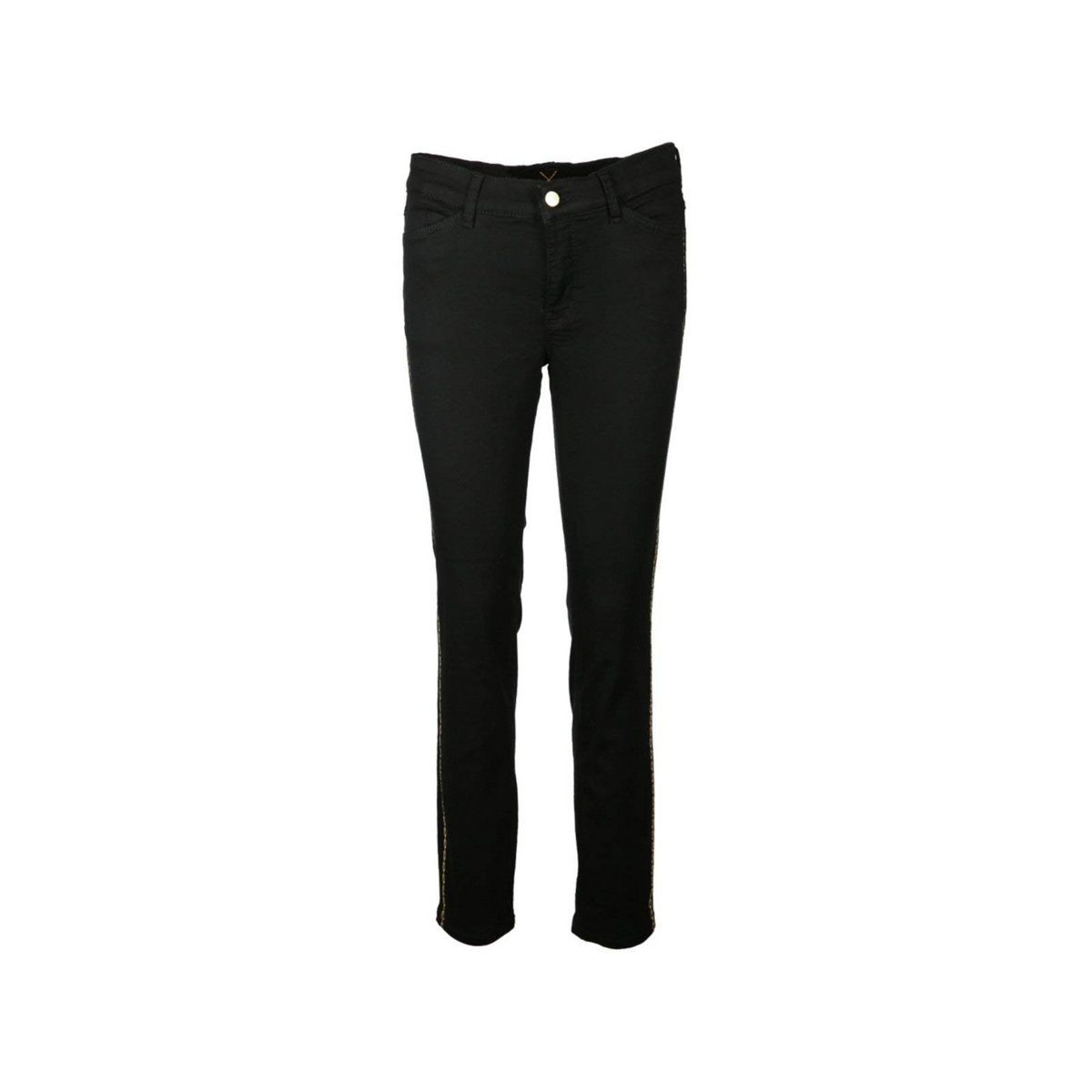 5-Pocket-Jeans schwarz MAC (1-tlg)