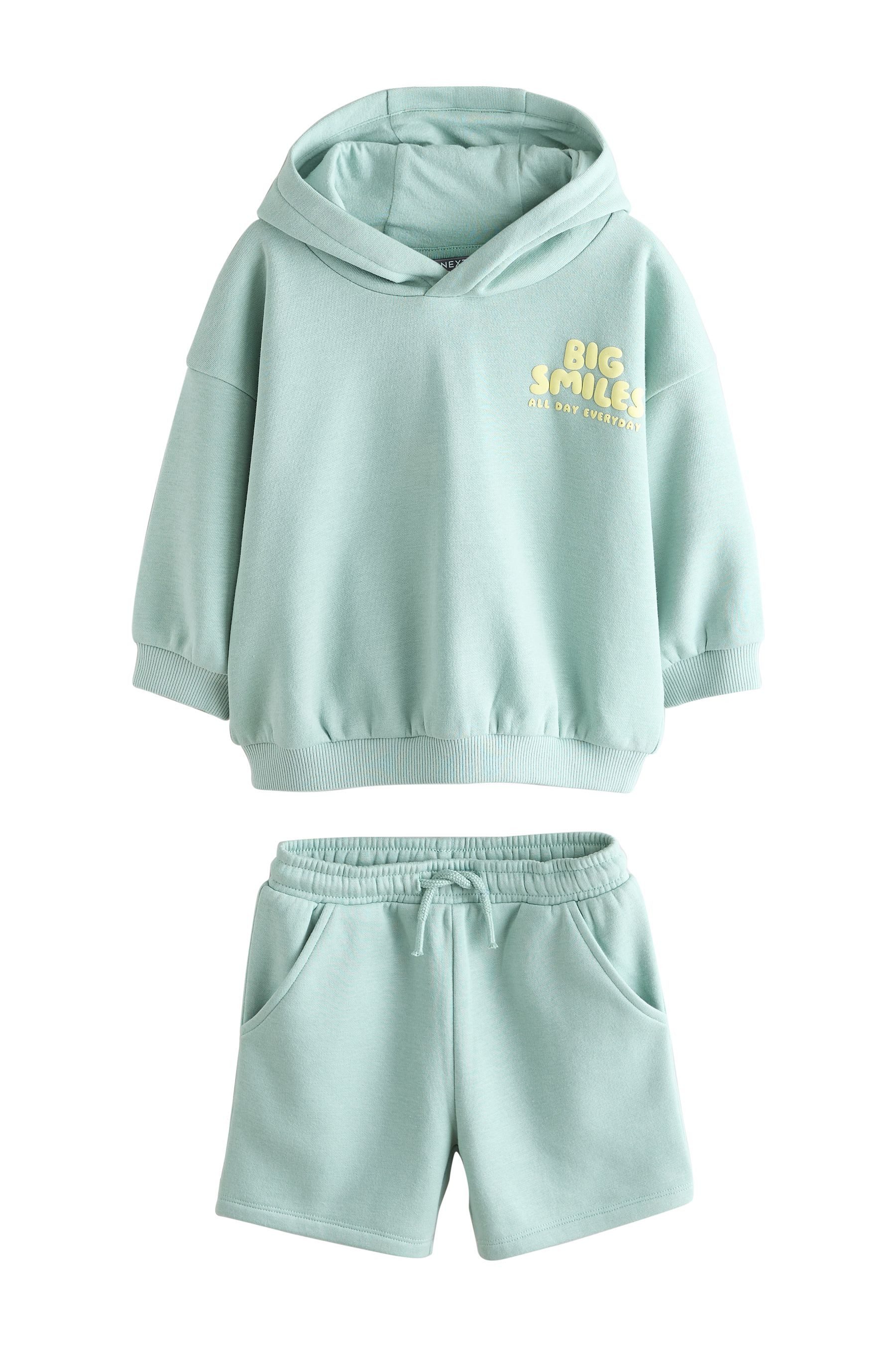 Next Pullover & Shorts Kapuzensweatshirt und Shorts im Set (2-tlg)