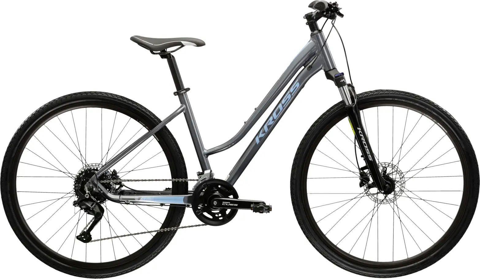 Kross Crossrad Evado 5.0, 18 Gang Shimano CUES U3020 Schaltwerk, Kettenschaltung