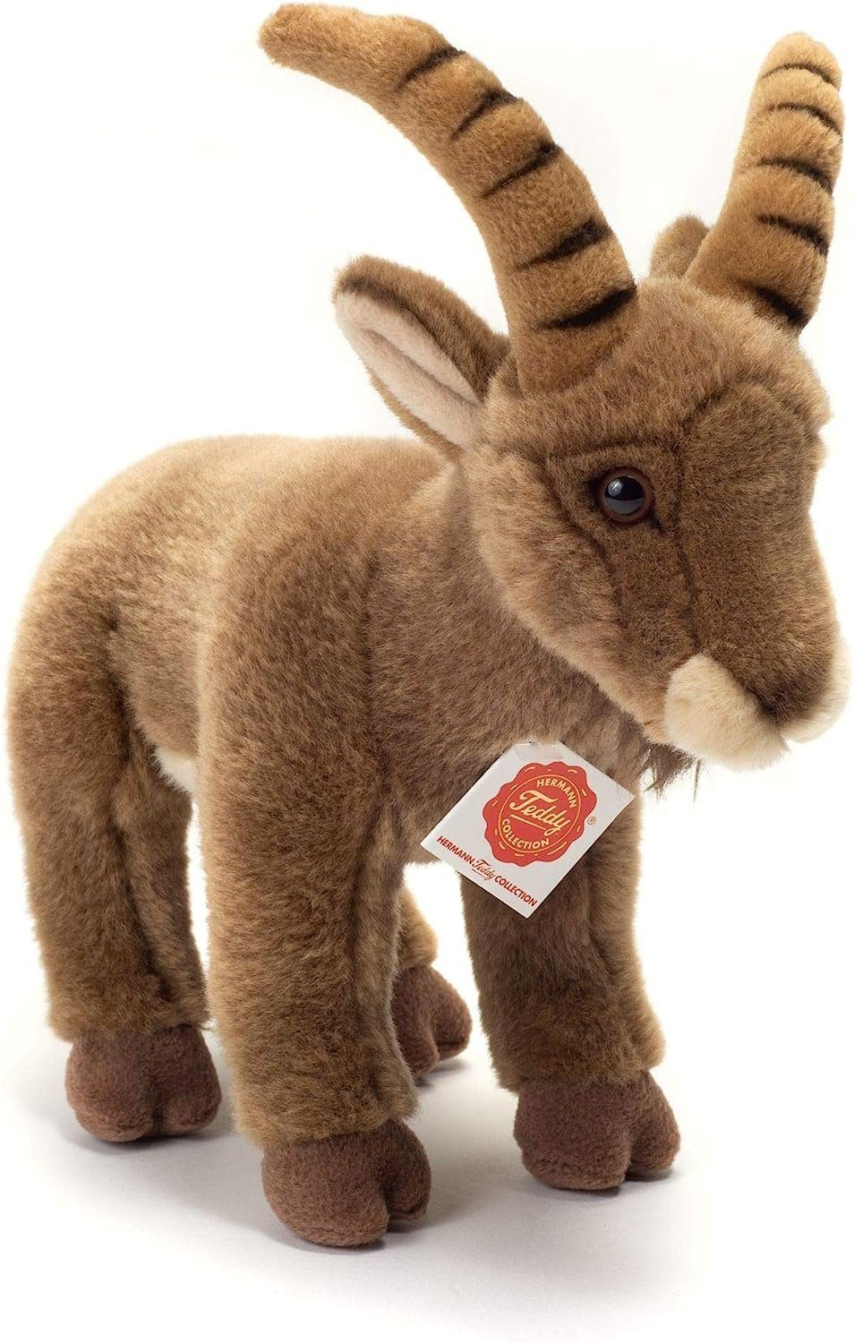 Teddy Hermann® Kuscheltier Kuscheltier Steinbock 26 cm, zum Teil aus recyceltem Material