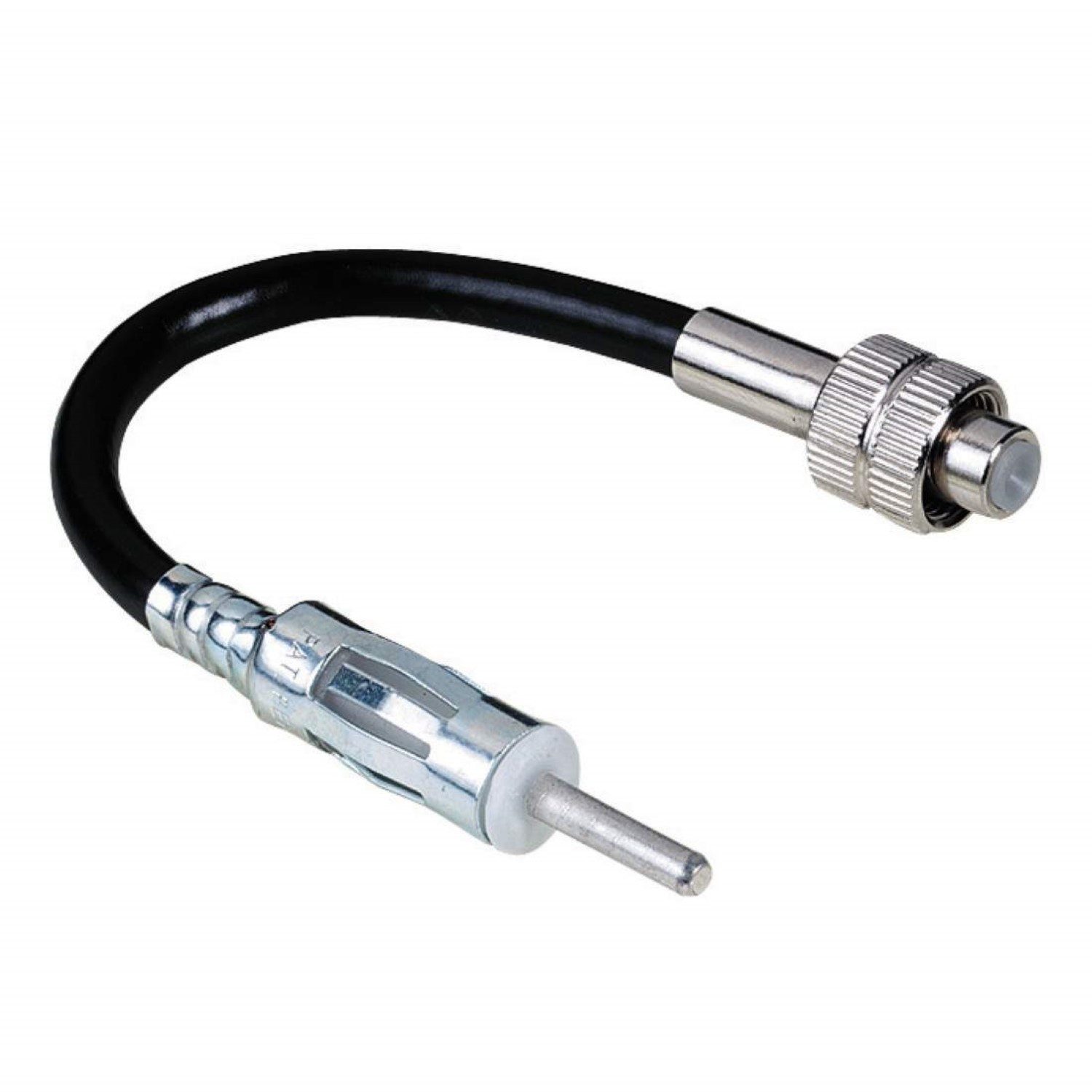 Hama Antennen-Adapter Hirschmann zu DIN Kabel Audio- & Video-Kabel, DIN-Stecker, Hirschmann, Hirschmann-Buchse auf DIN-Stecker 150 Ohm Auto-Radio Antenne Wandler