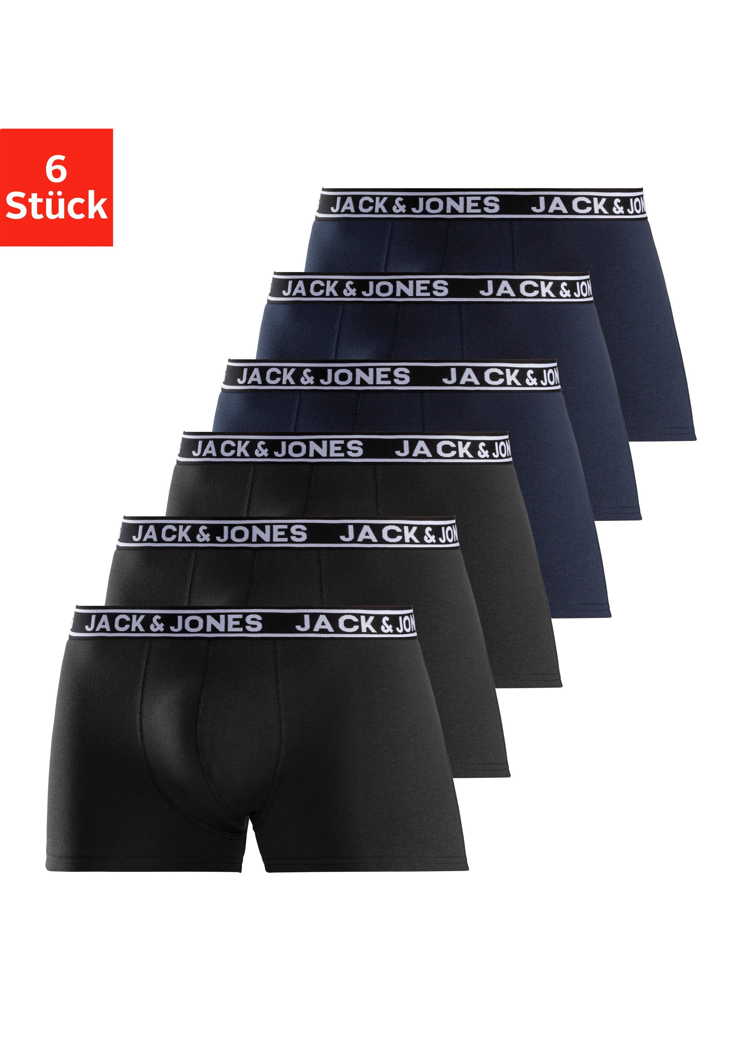 Jack & Jones Trunk JACCRISP TRUNKS 6-PACK (Packung, 6-St) Großpackung