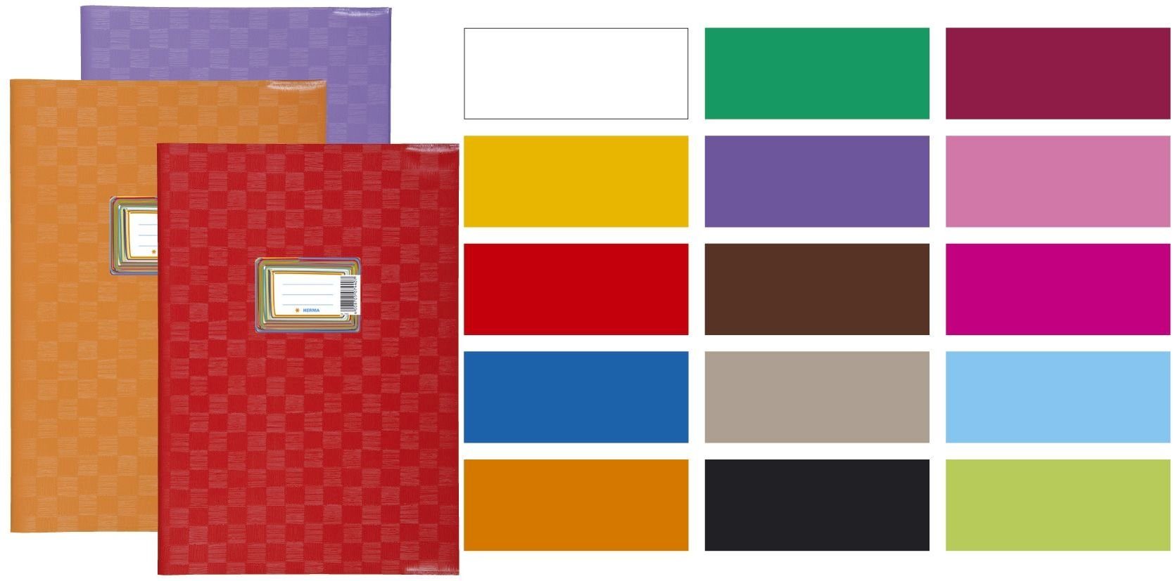 HERMA Briefumschlag 25x Herma 7431 Heftschoner PP A5 gedeckt/rosa