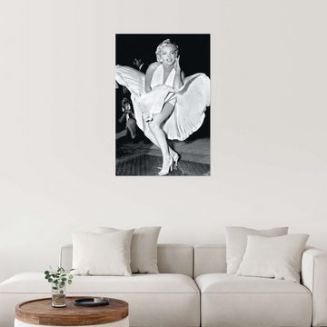Posterlounge Wandfolie Celebrity Collection, Marilyn Monroe Pose, Wohnzimmer Fotografie