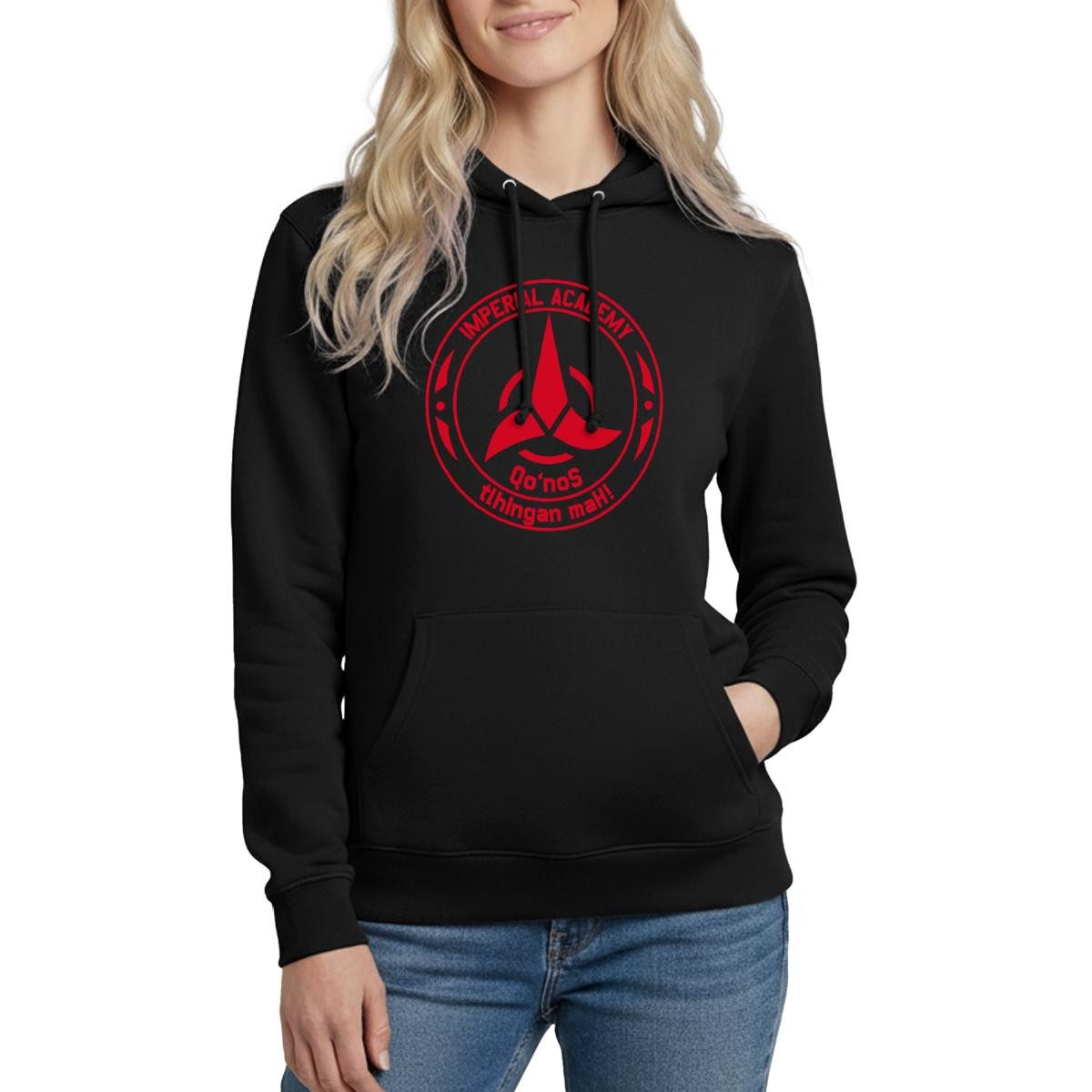 Hoodie Star Trek Discovery Klingone Qo'noS Academy Damen Hoodie