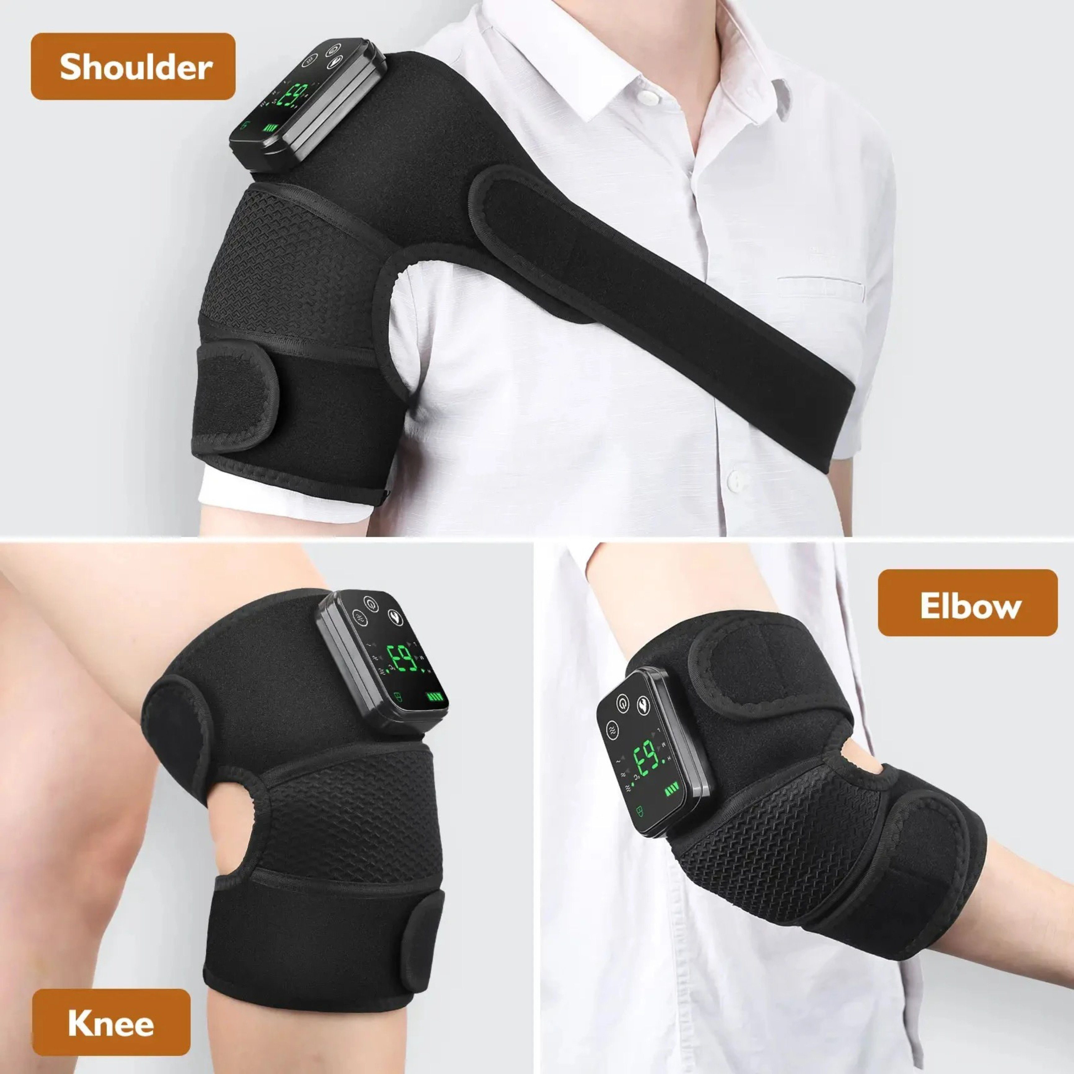 Lalano`S Cosmetics Venentrainer Pain Release, 3 Wärmestufen Funktion, Kabellos, Kniemassagegerät, Fußmassagegerät, Beinmassagegerät