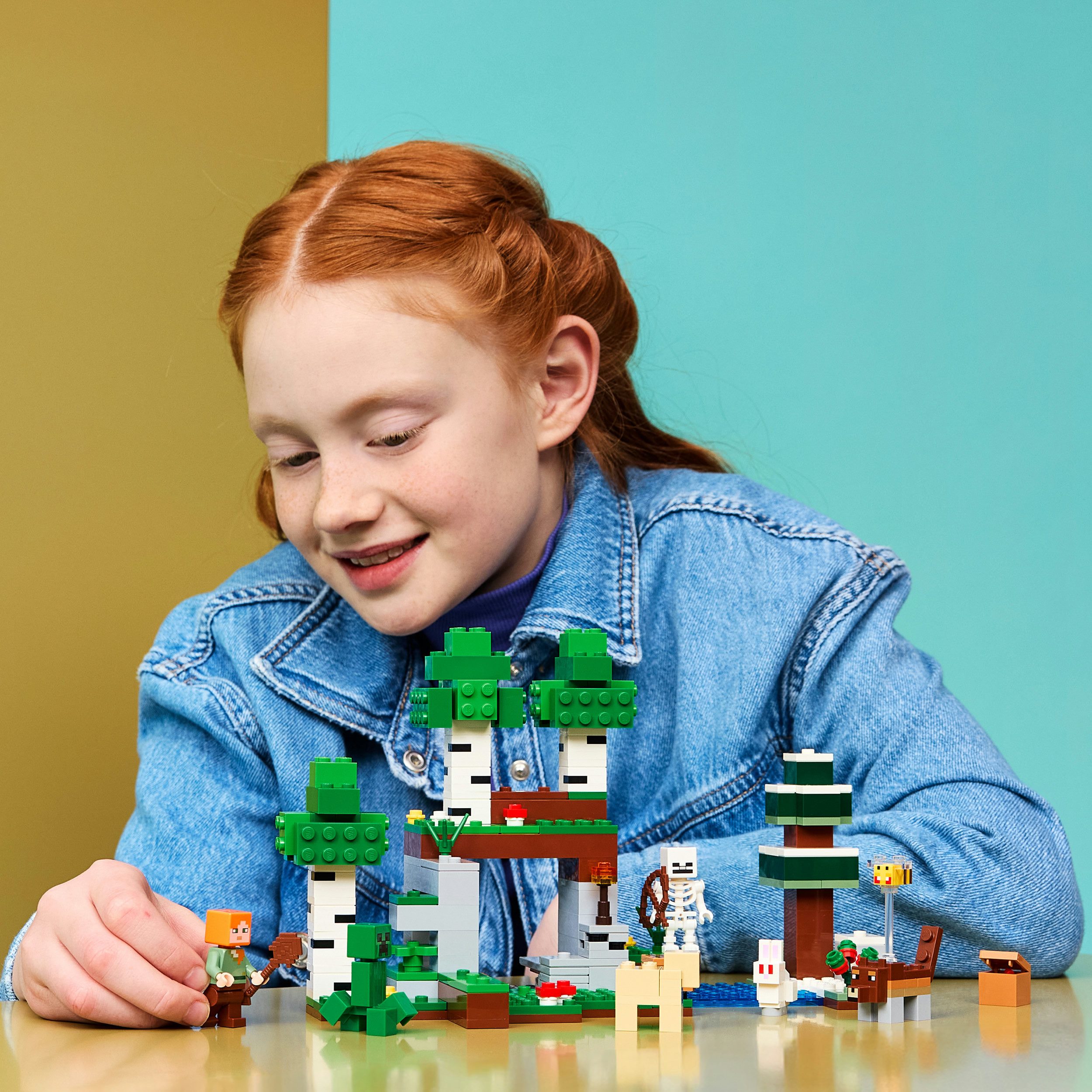 LEGO® Erstes Abenteuer in der Nacht (21593), LEGO Minecraft Konstruktionsspielsteine, (301 St), Made in Europe – Bild 2 von 5