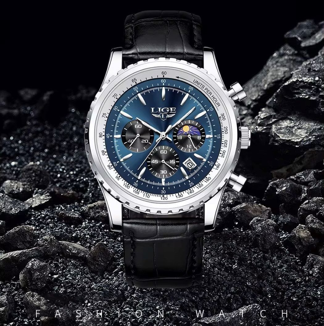 Tidy Quarzuhr LIGE Herren-Armbanduhr, modisch, Chrono günstig online kaufen