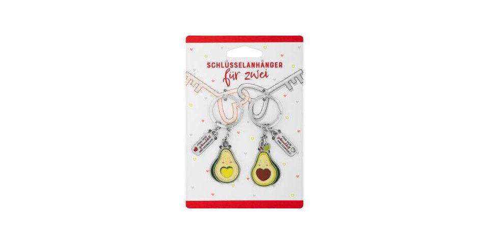 Sheepworld Schlüsselanhänger Anhänger für zwei Motiv "Avocado"