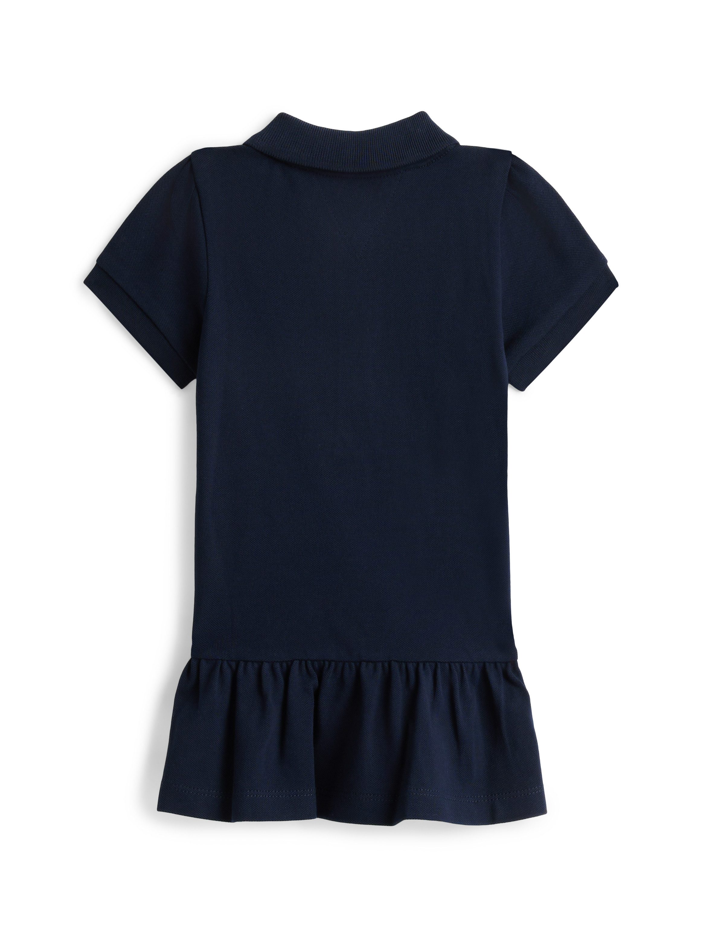 Tommy Hilfiger Polokleid PIQUE POLO DRESS SHORT SLEEVE für Babys, Stretch-Baumwolle