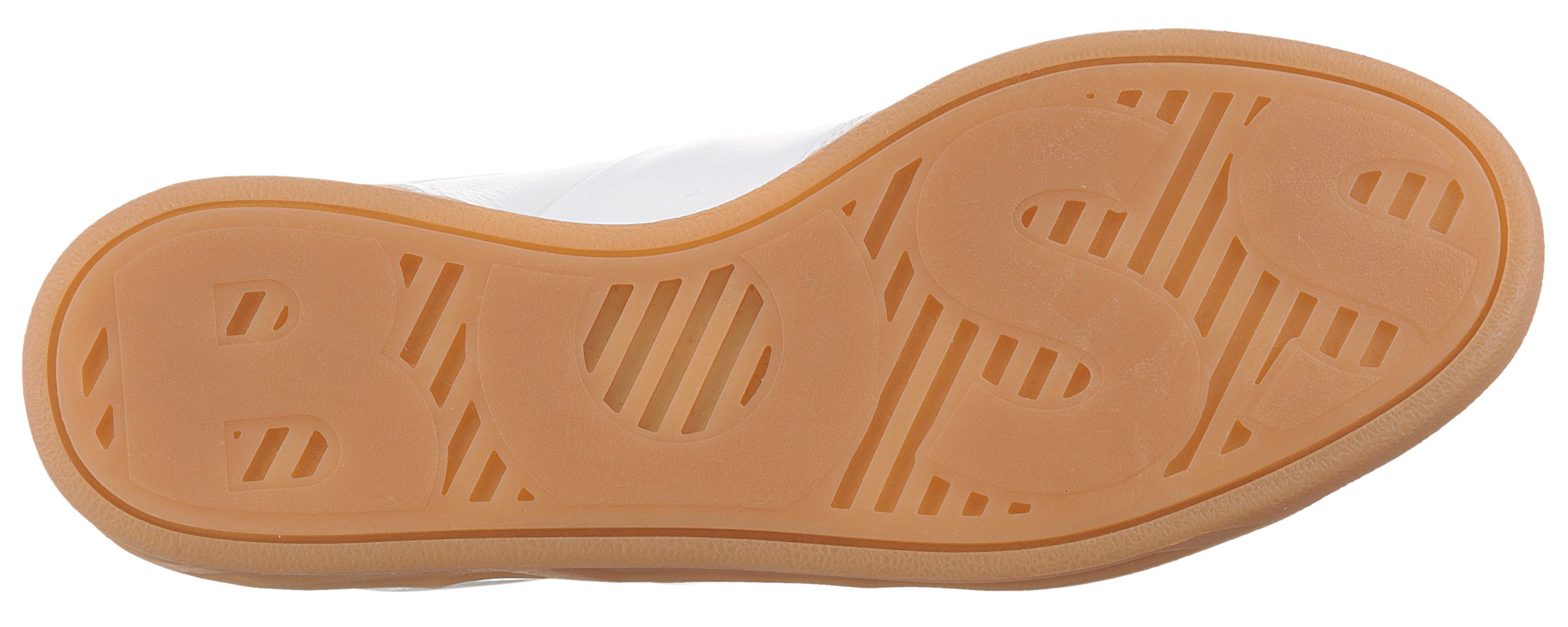 BOSS Brenta_Tenn Sneaker Freizeitsneaker, Schnürschuh, Retro-Sneaker, honigfarbene Laufsohle