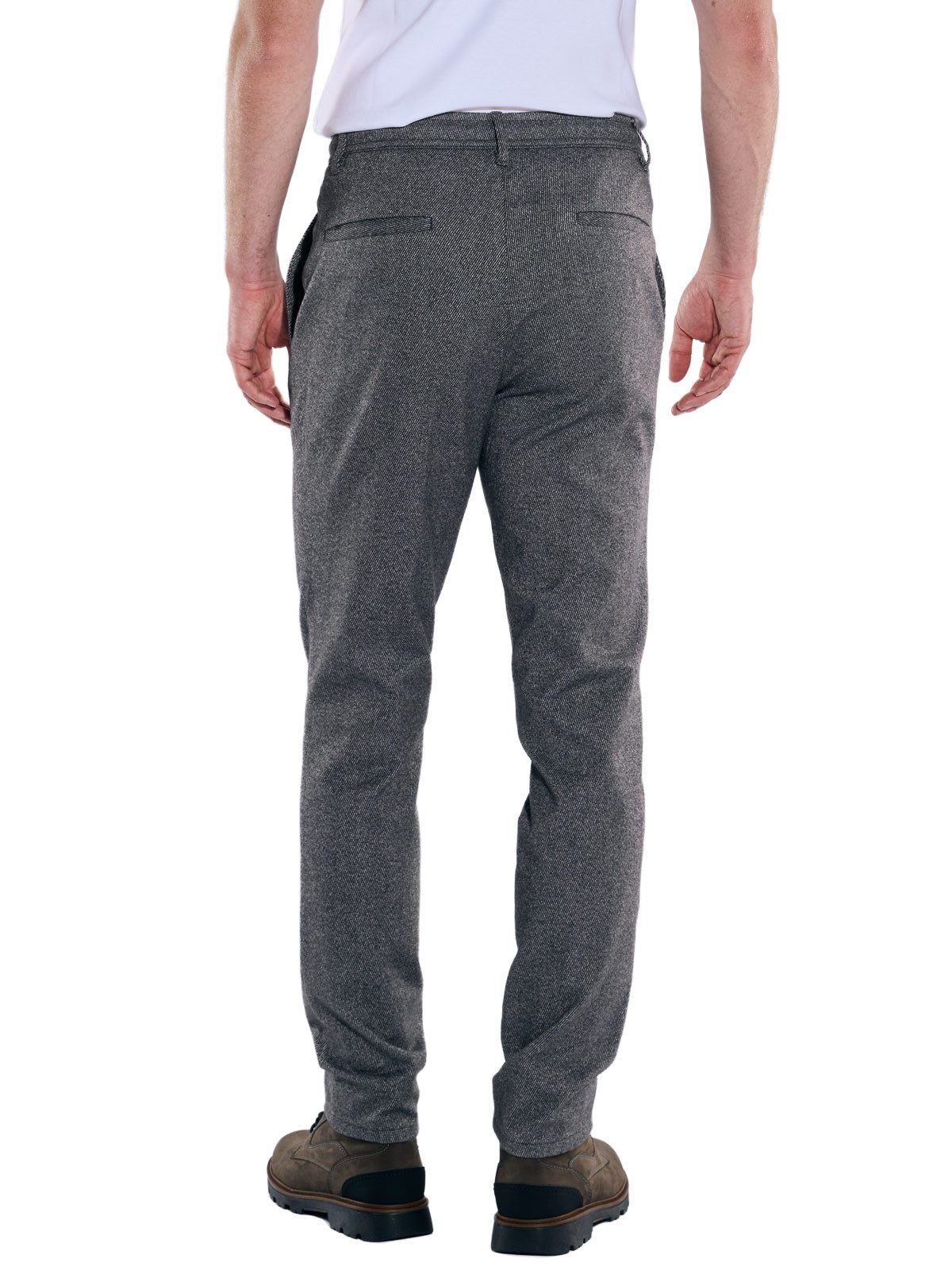 Engbers Chinohose engbers Herren Chino mit Tunnelzug, Anthrazit günstig online kaufen