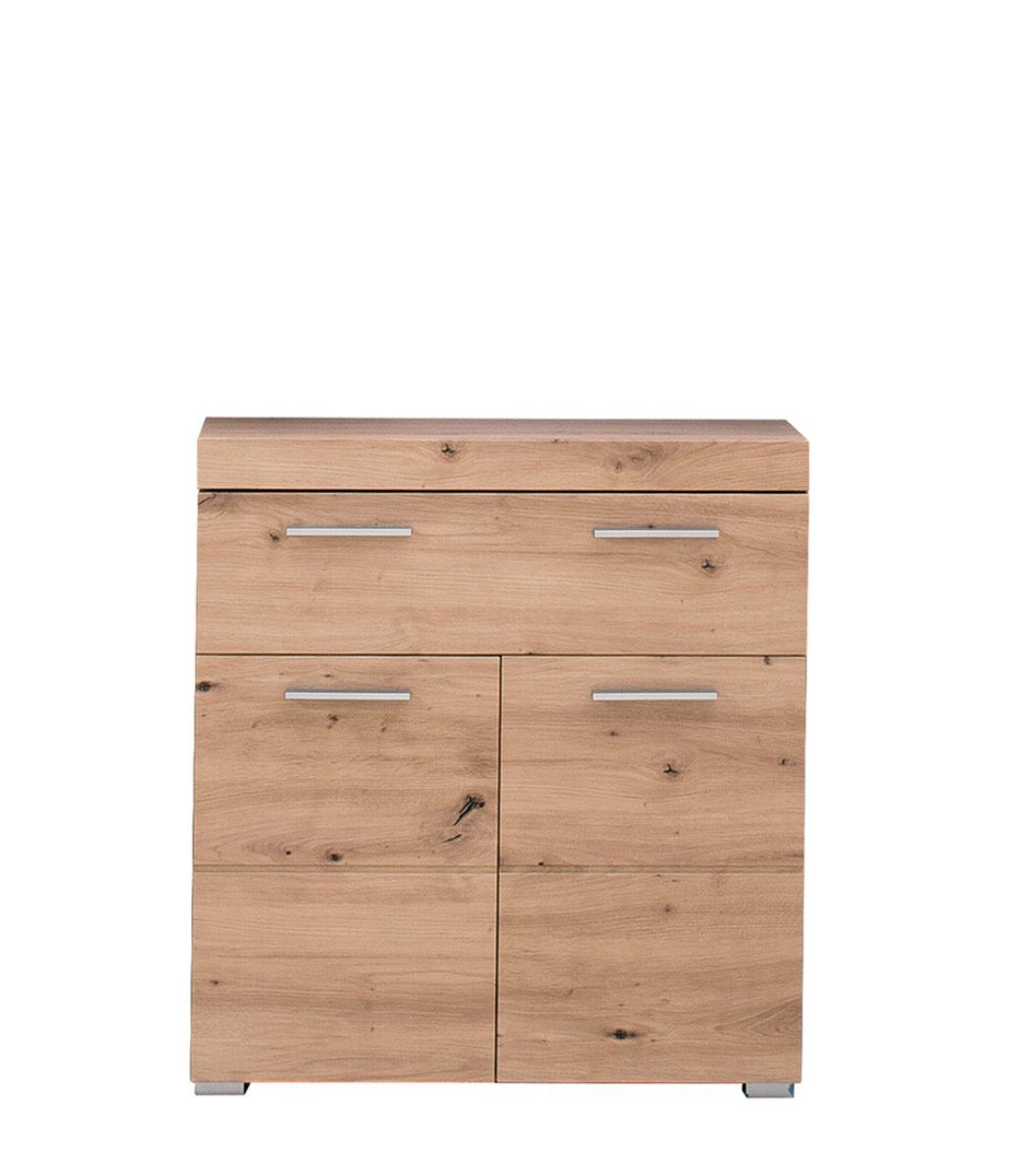 ebuy24 Badezimmerspiegelschrank AmandaMando Bad Standtype Stauraum 2 Türen, 1 Schu