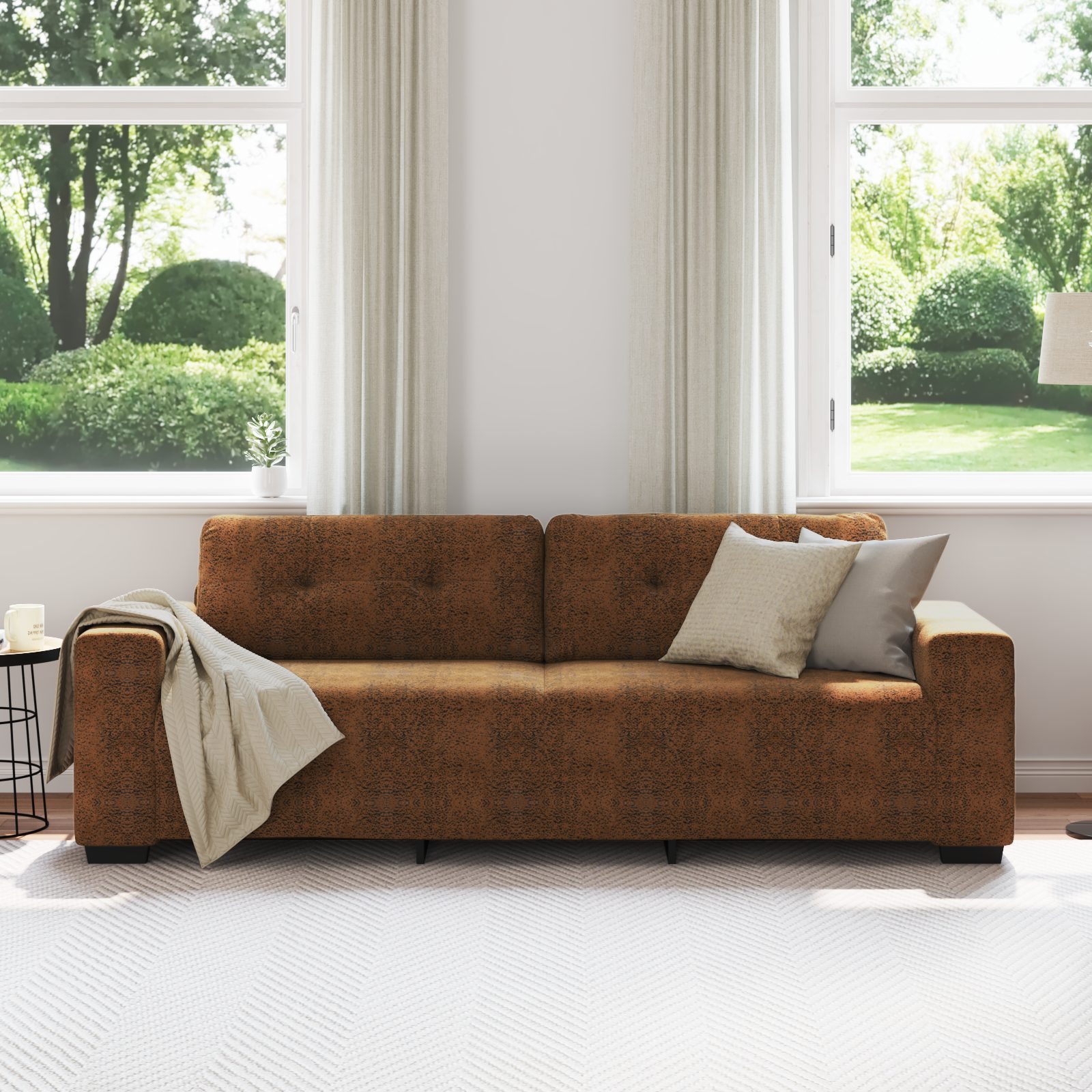 vidaXL Sofa Sofa 3-Sitzer Braun 180 günstig online kaufen