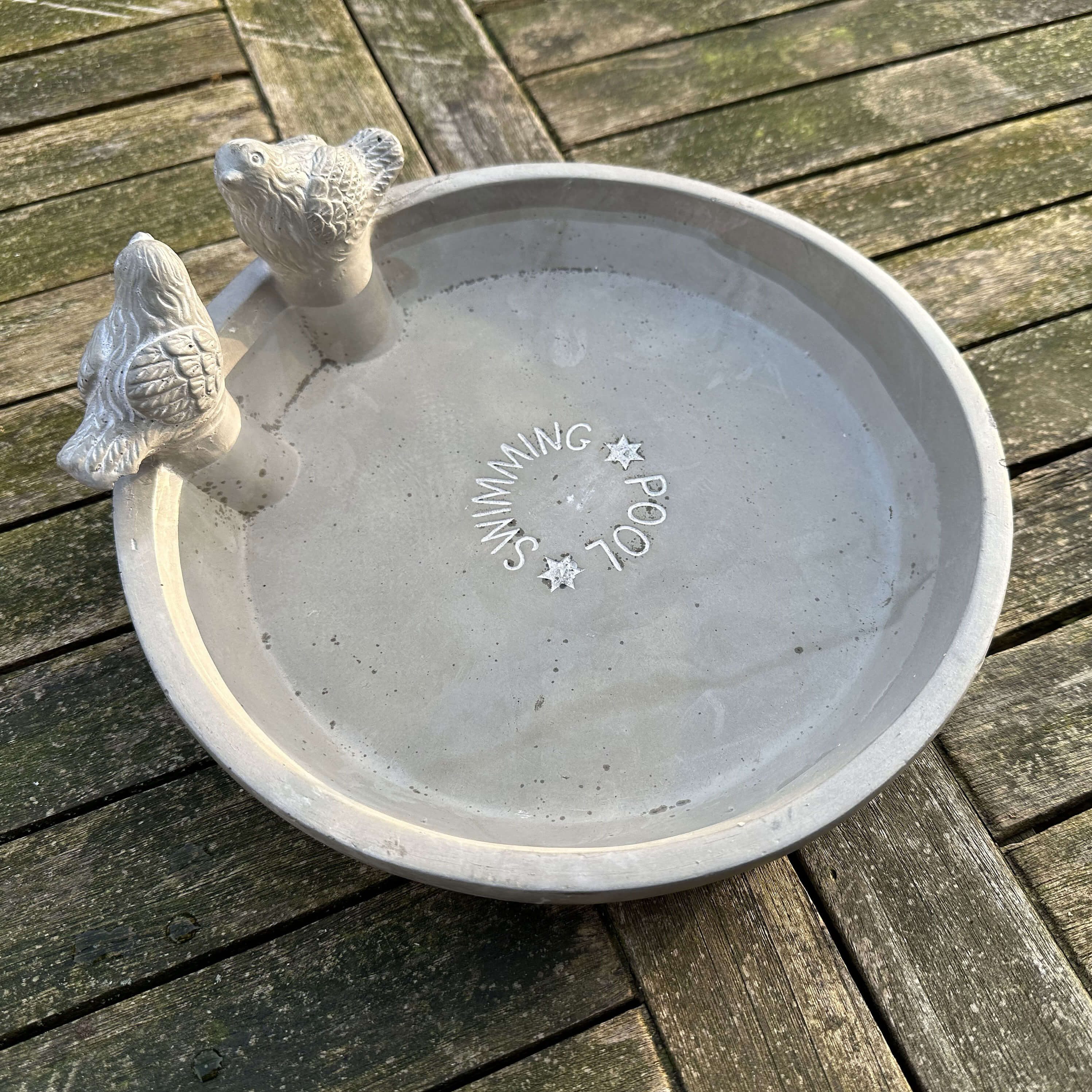 Dekowunder Vogeltränke Vogeltränke Vogelbad Vogelbecken Beton günstig online kaufen