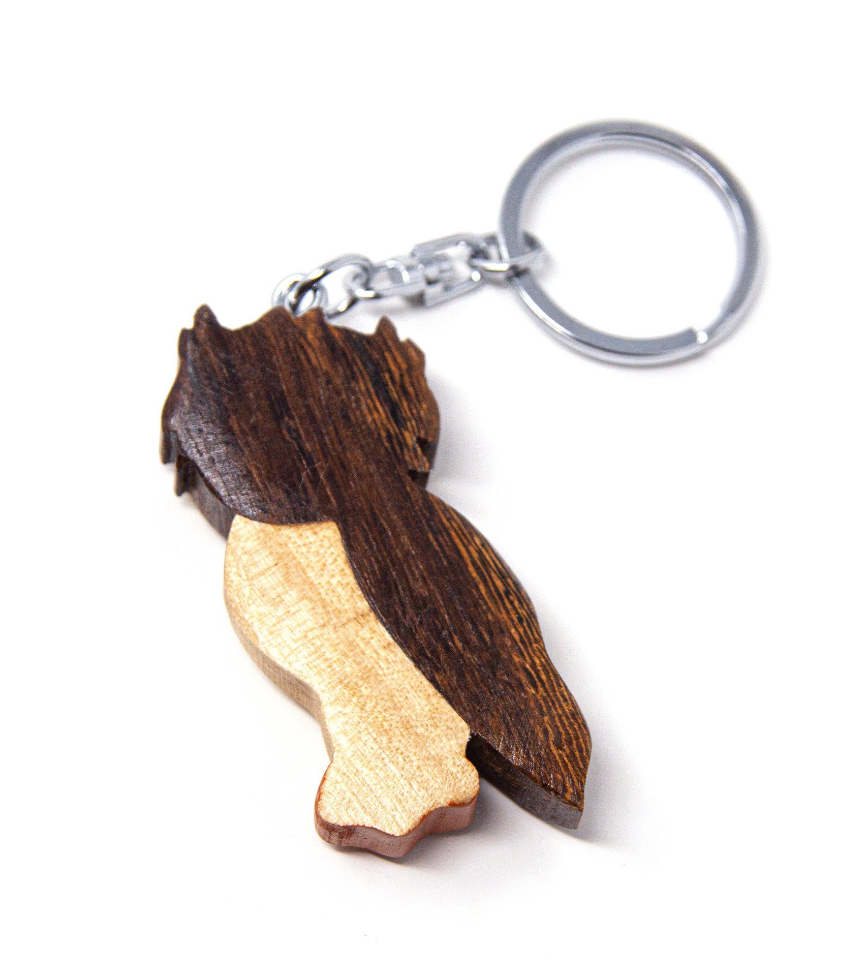 Eule Uhu aus - Schlüsselanhänger Schlüsselanhänger Cornelißen Holz