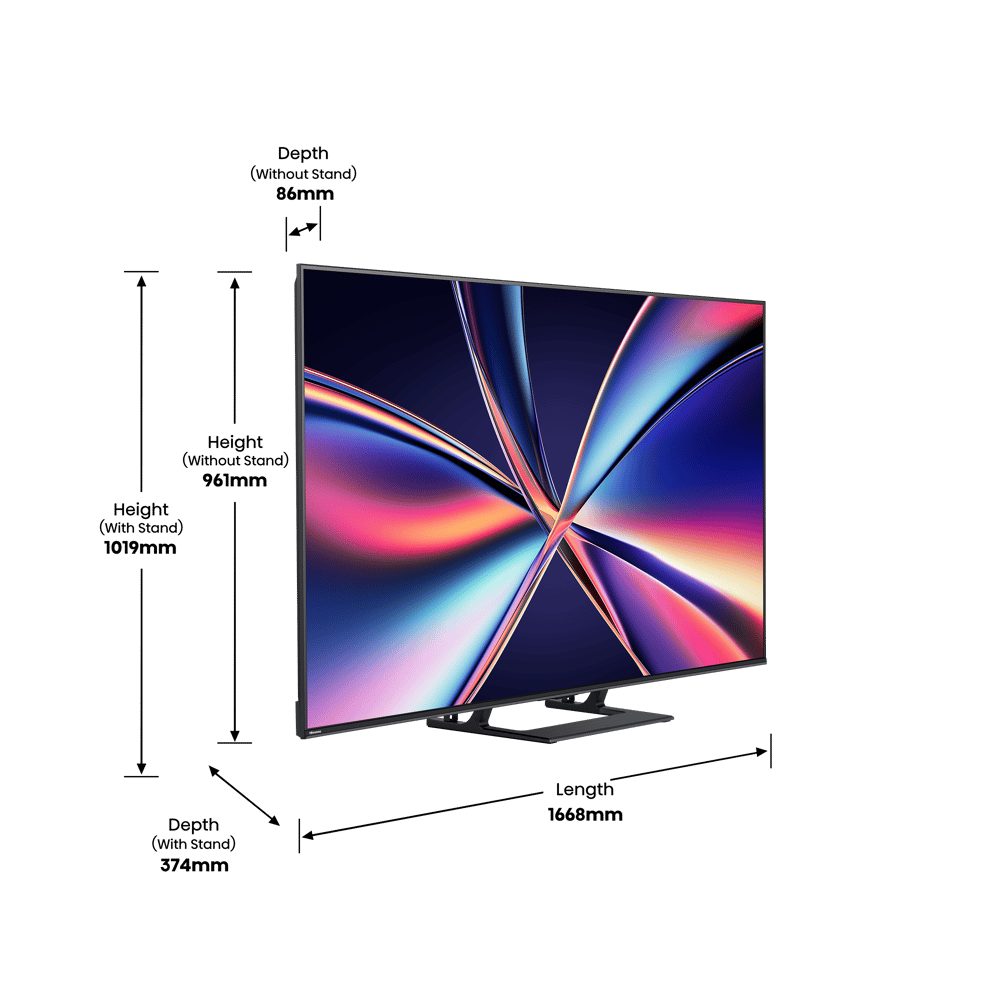 Hisense 75E8Q Mini-LED-Fernseher (75 Zol...