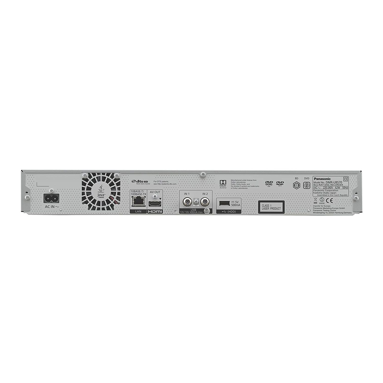 Panasonic DMR-UBS70EGK UHD Blu-ray-Rekorder Blu-ray-Player – Bild 5 von 5