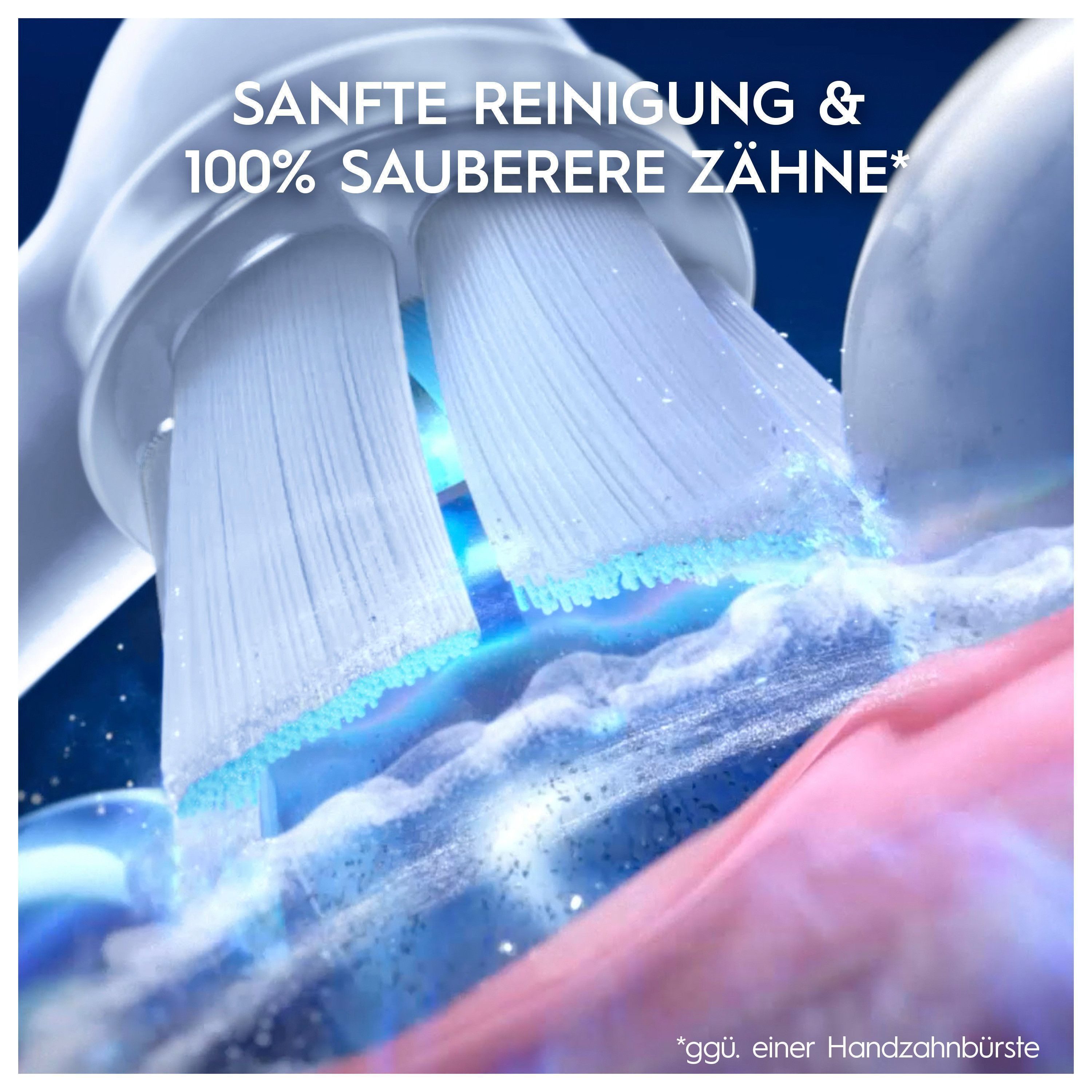 Oral-B Elektrische Zahnbürste iO My Way, Aufsteckbürsten: 2 St., iO Technologie