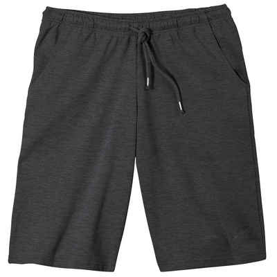 redfield Jogg-Bermudas Übergrößen Redfield Basic Joggingbermuda anthrazit melange