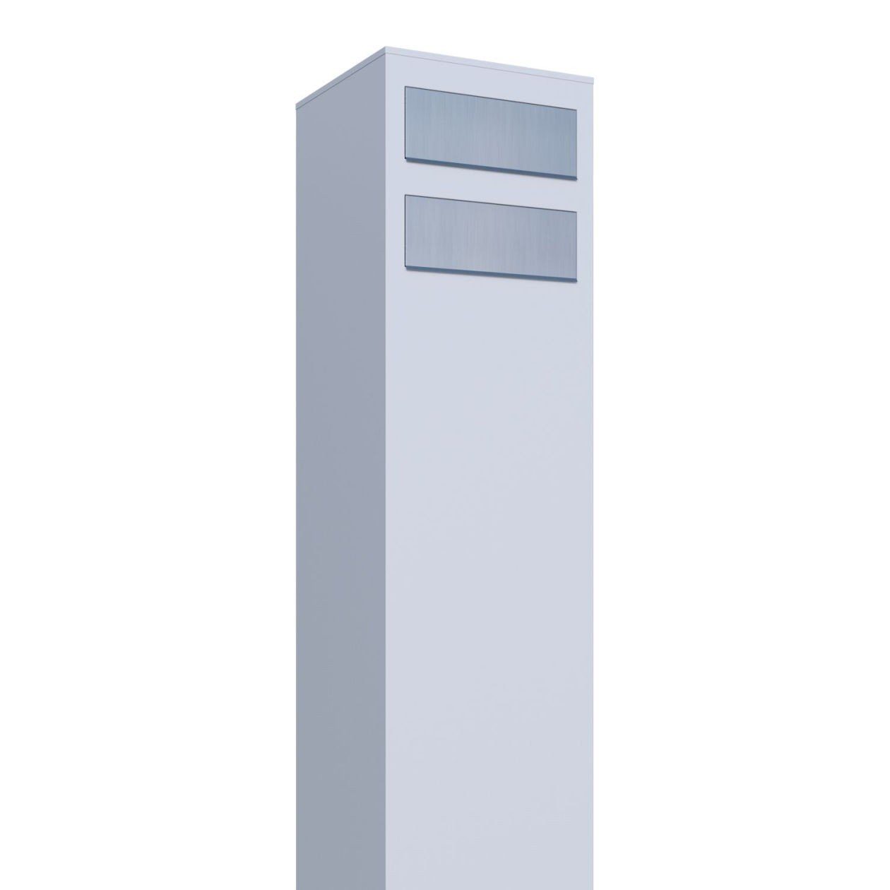 Weiß Briefkasten Two Monolith for Edel mit Briefkastenanlage Bravios