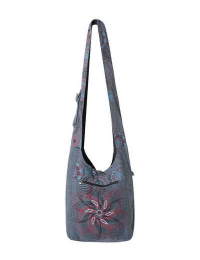 Vishes Shopper Umhängetasche Beuteltasche Yogi Baumwolle Mandala, Hippie, Ethno, Festival Tasche