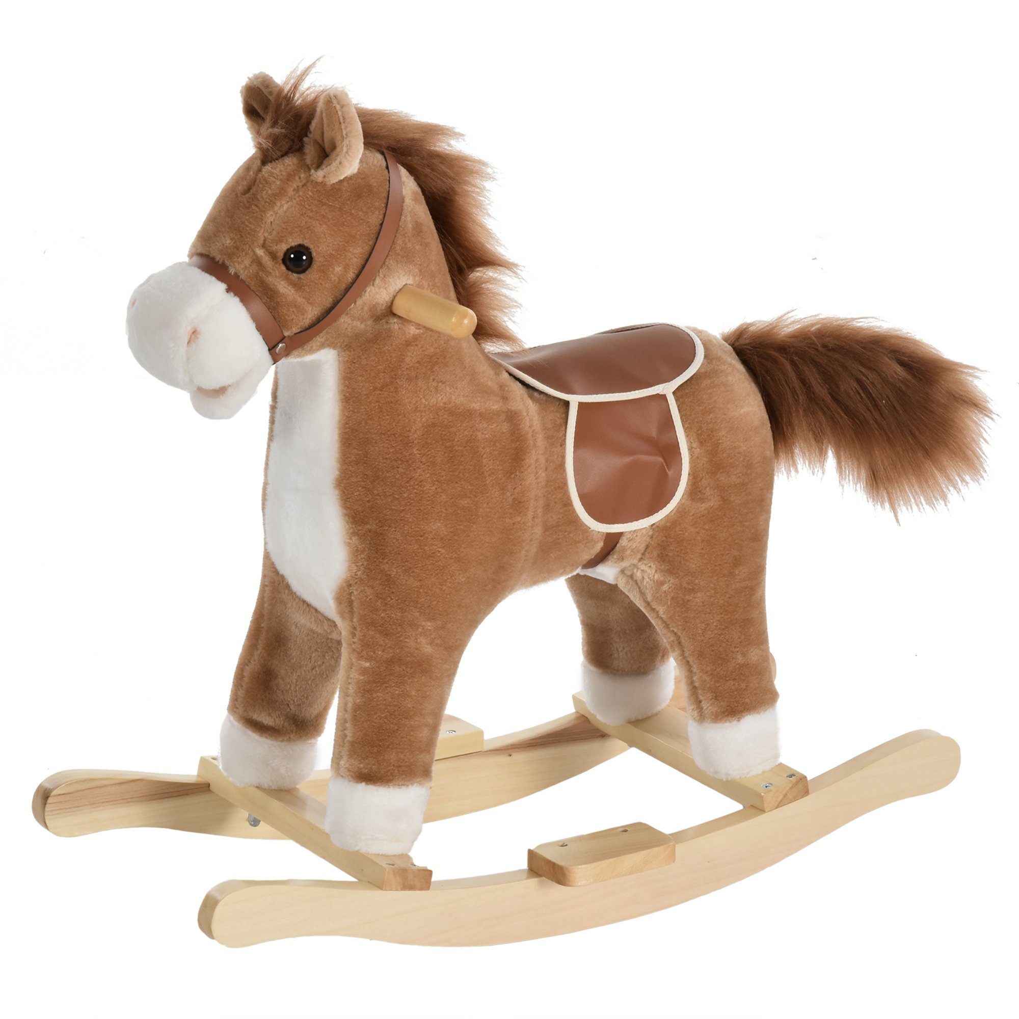 HOMCOM Schaukeltier Baby Pferd mit Tiergeräusche günstig online kaufen