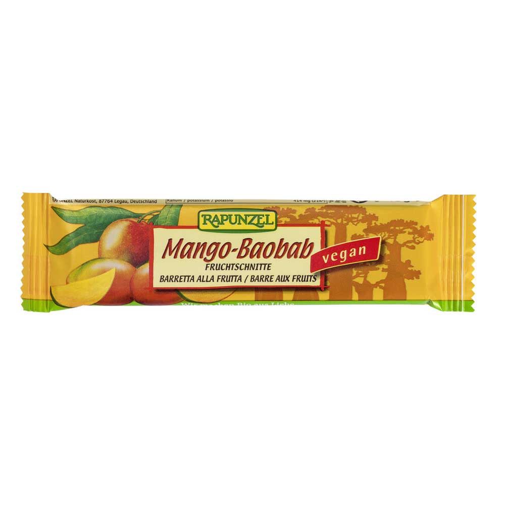 Rapunzel Riegel Fruchtschnitte Mango-Baobab 40g