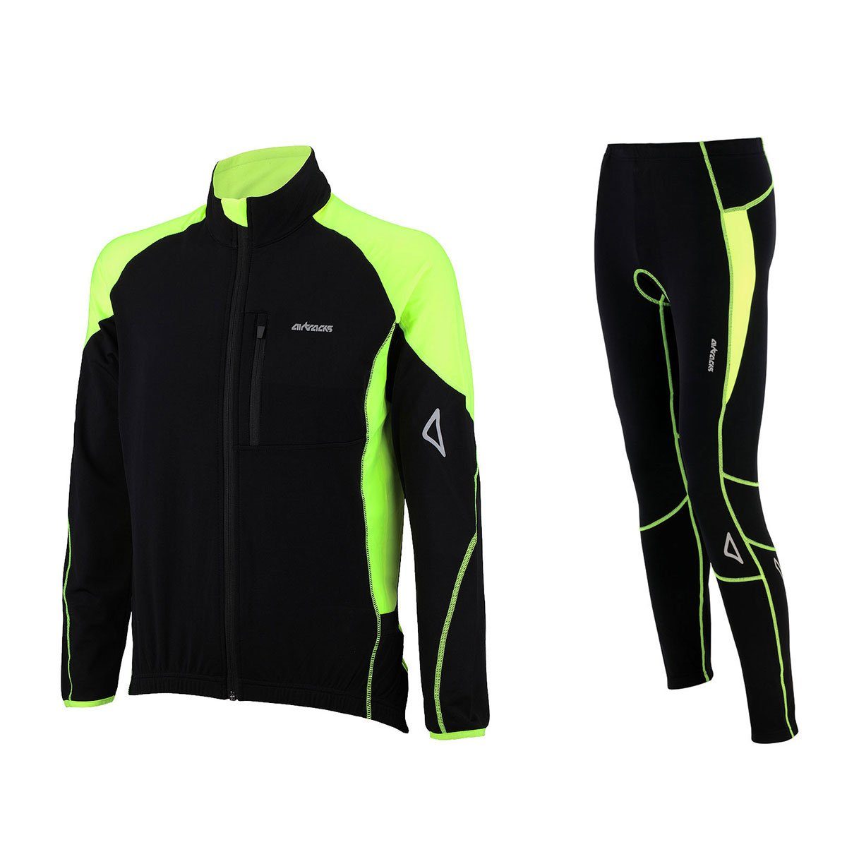 Fahrradhose Herren Thermo Radtrikot Set Pro T
