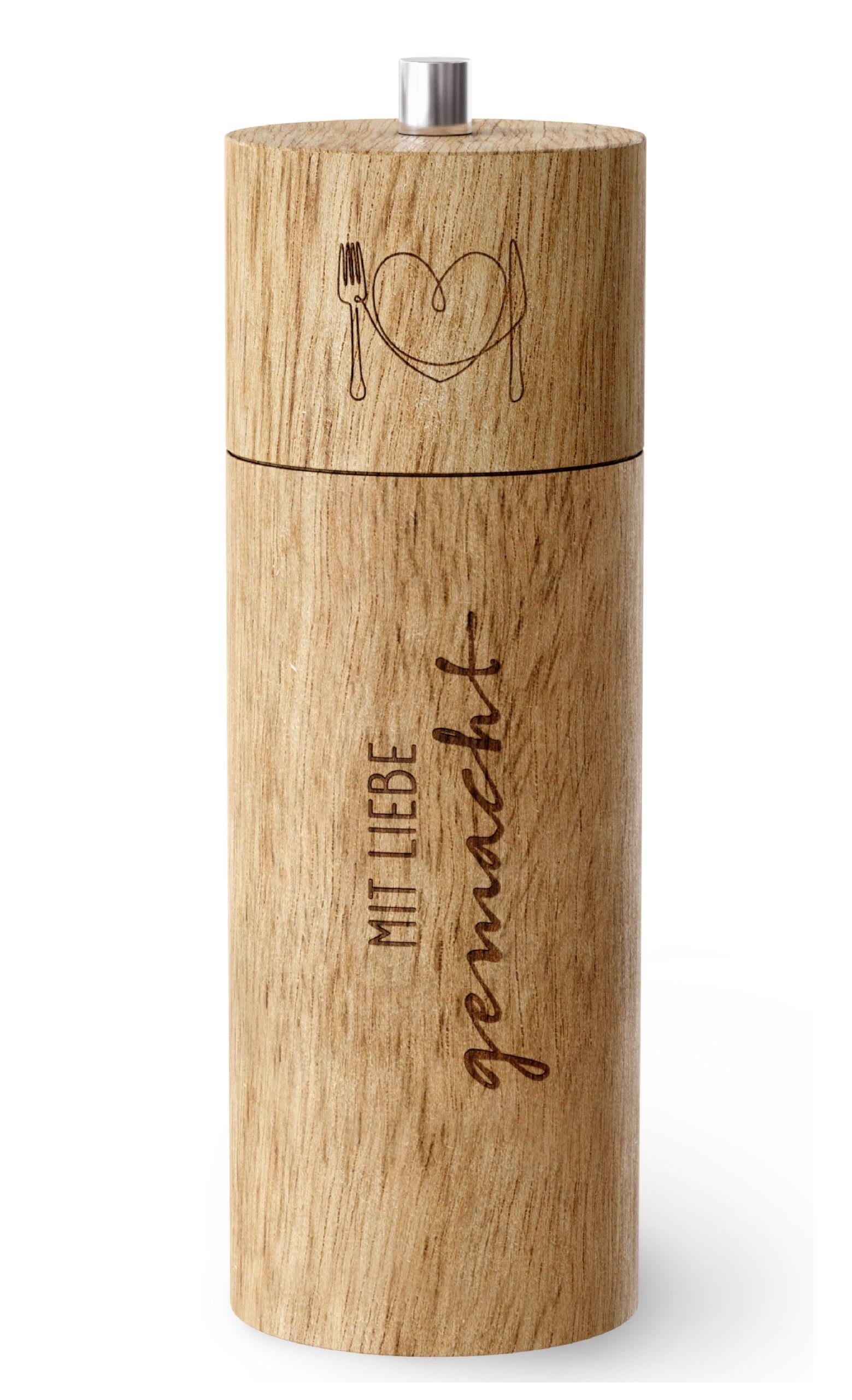 La Vida Salz-/Pfeffermühle Pfeffermühle Gewürzmühle Holz mit Motiv Auswahl La Vida Art: Mit