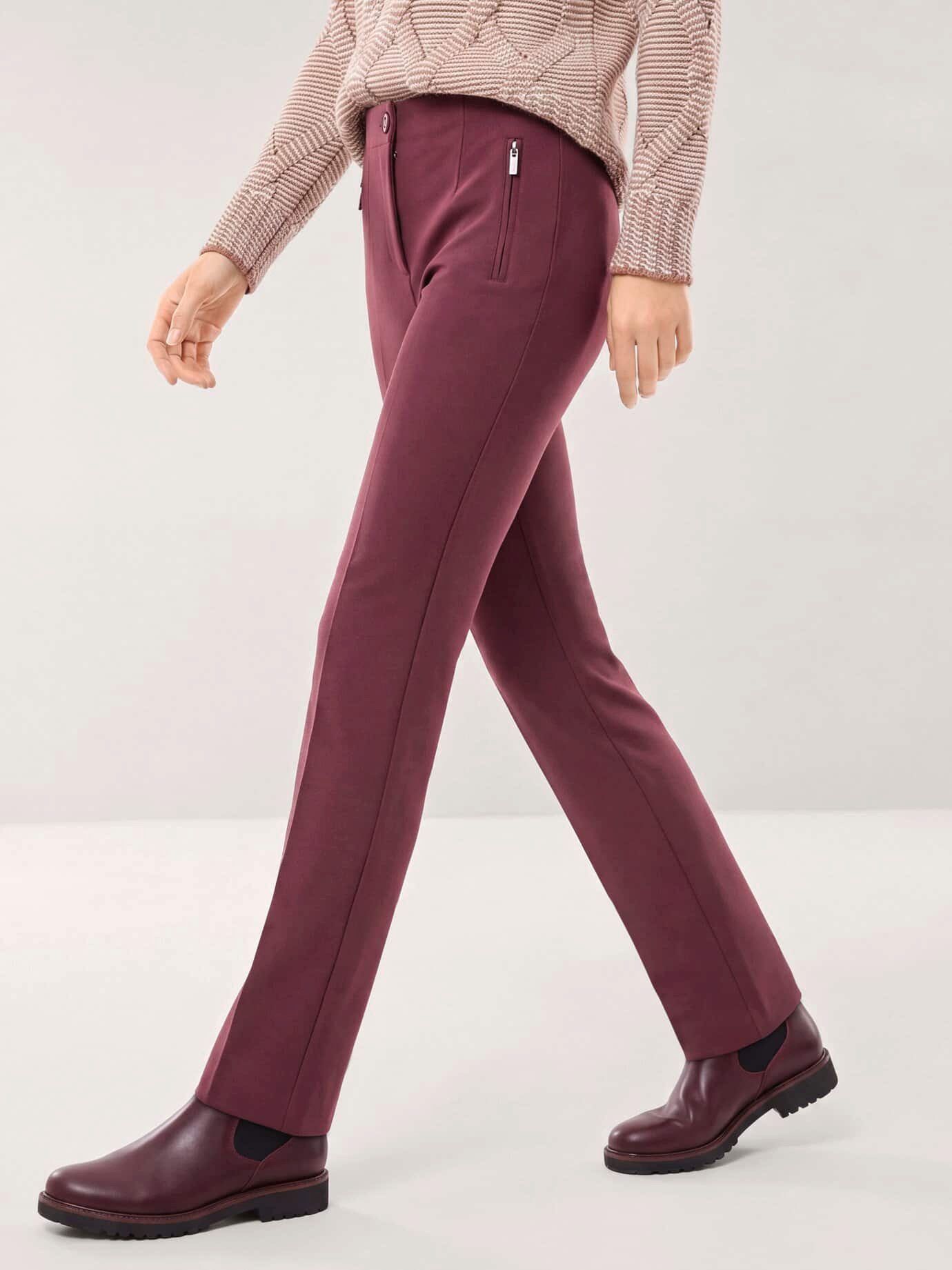 Walbusch Thermohose Damen Hose aus Thermojersey Regular fit, pflegeleicht, wärmend