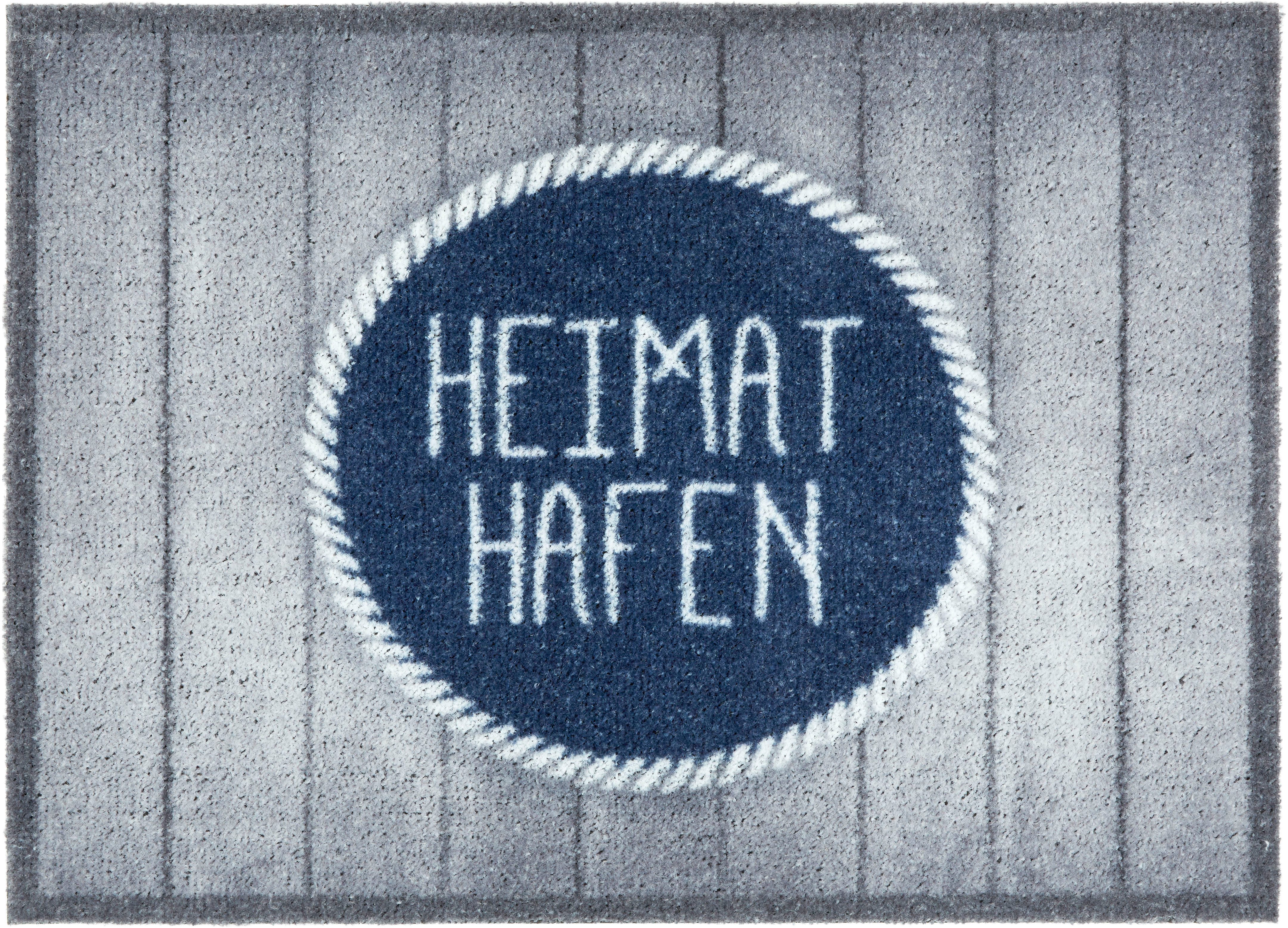 ASTRA Fußmatte Deco Brush 1630, rechteckig, Höhe: 7 mm, Schmutzfangmatte, mit Spruch, In -und Outdoor geeignet