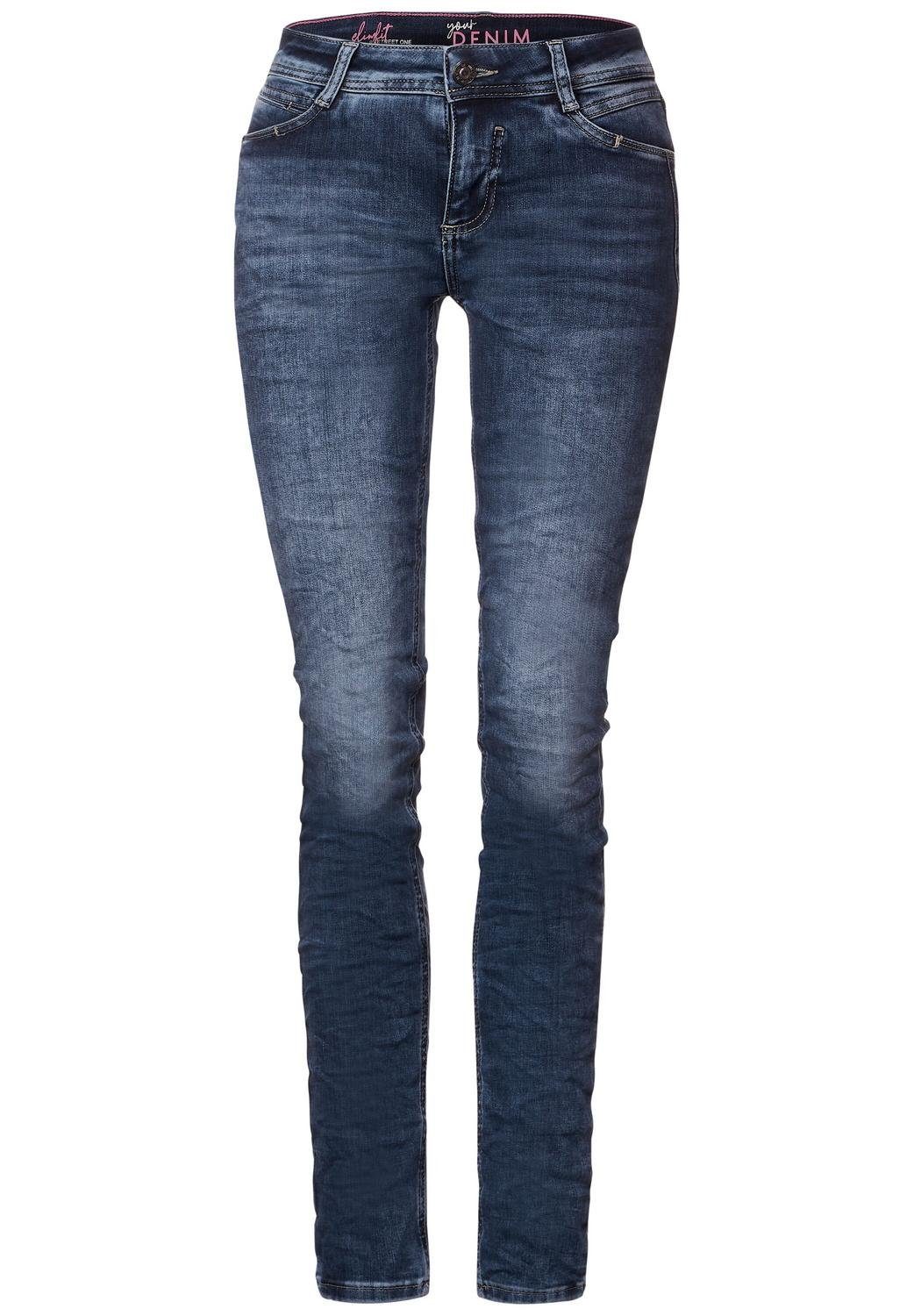 STREET ONE Regular-fit-Jeans Style QR York.mw.sportive blue