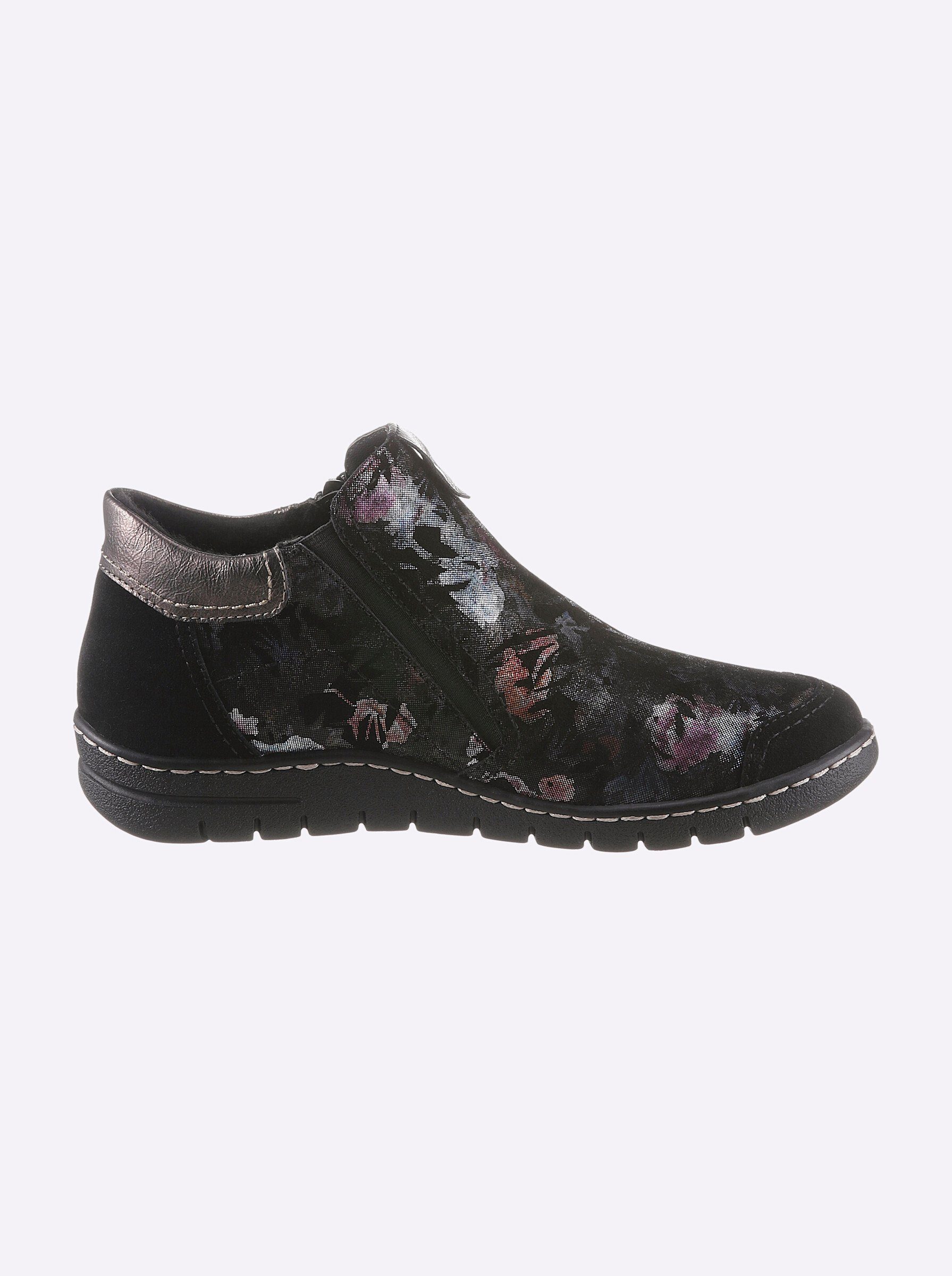Reflexan Stiefelette Stiefelette Antishock, Flexible Laufsohle, Antirutschsohle, Stretcheinsatz