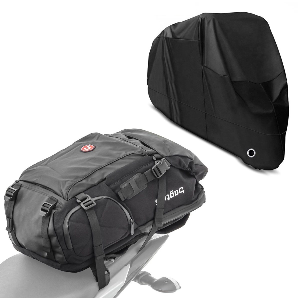 Bagtecs Reisetasche Set Rucksack + Abdeckplane S1