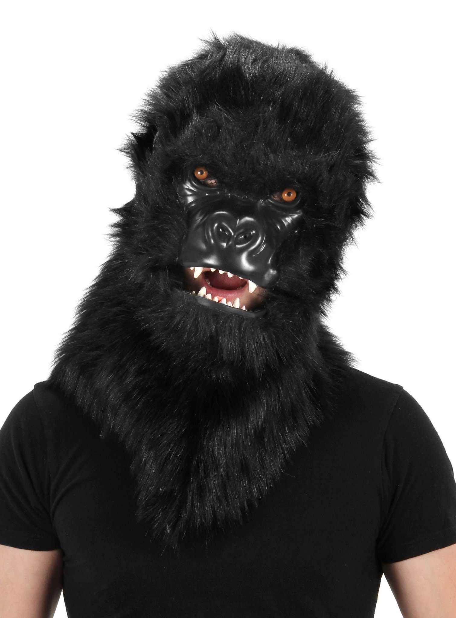 Elope Verkleidungsmaske Gorilla Maske mit beweglichem Mund, 40
