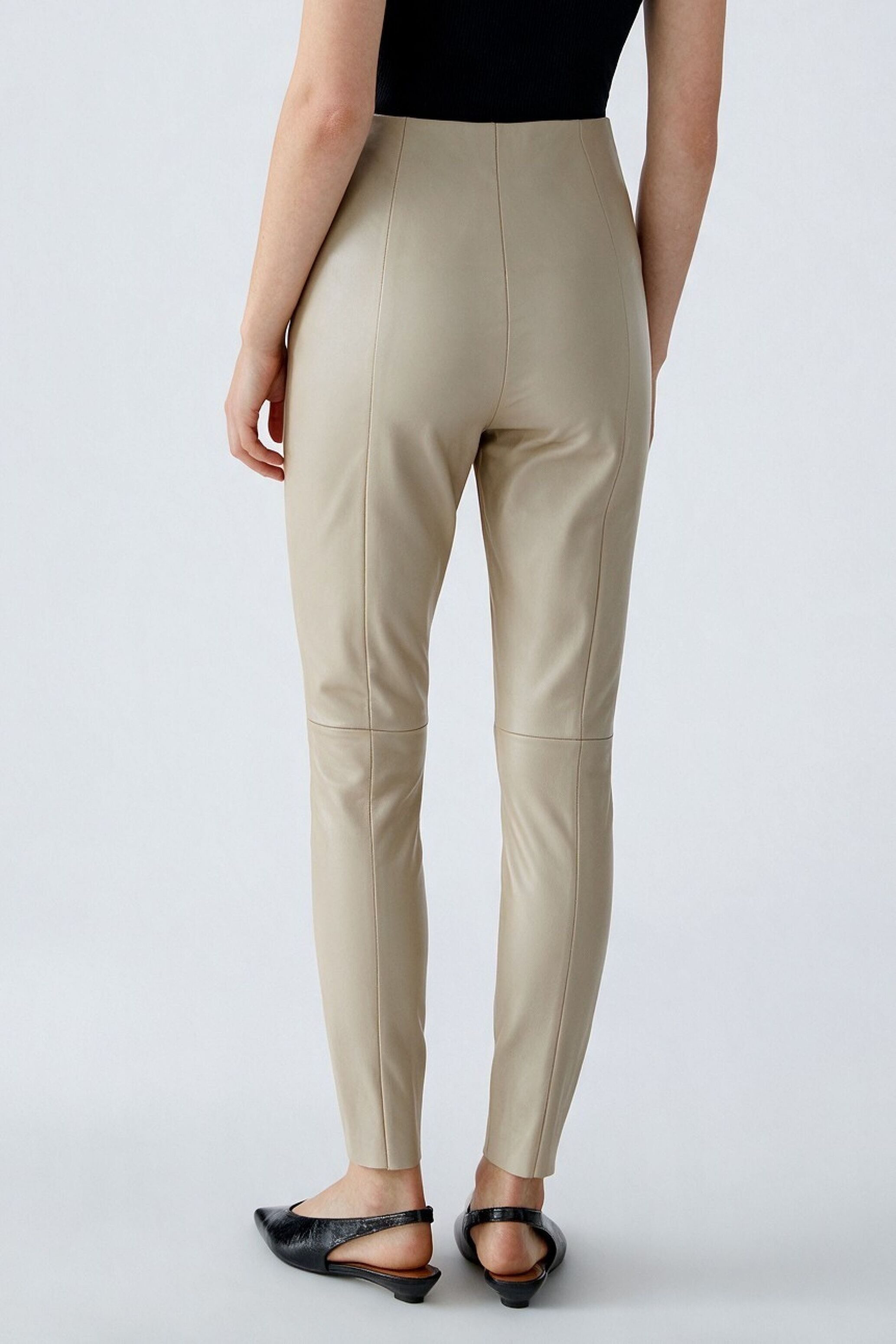 Oui Lederhose CHASEY Slim Fit – Bild 3 von 5