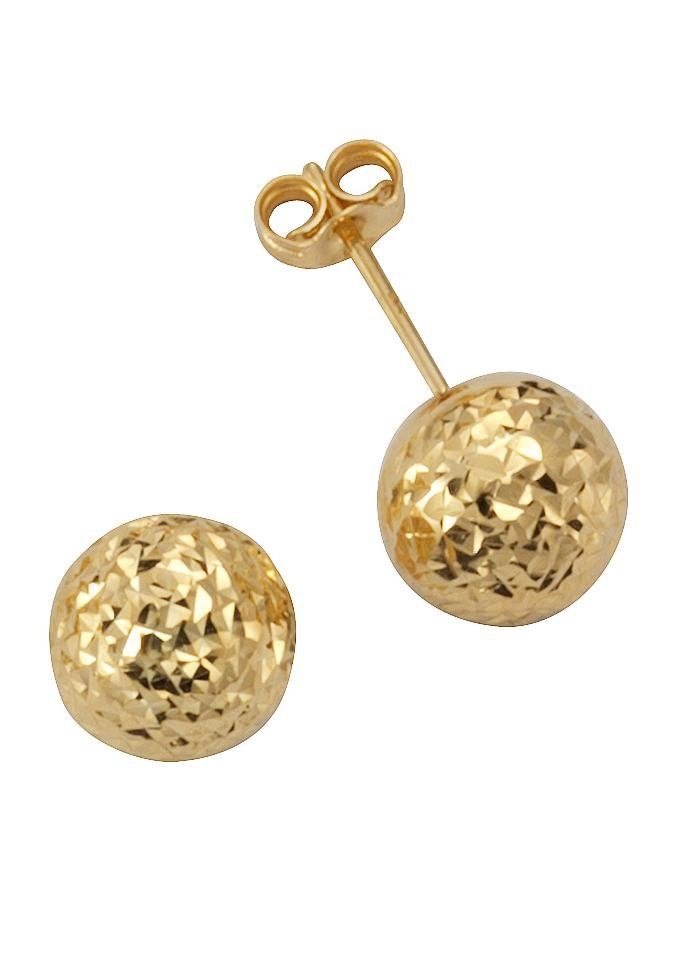 9 Karat Gelbgold Runde Ohrringe Ohrstecker Mit Keltischem