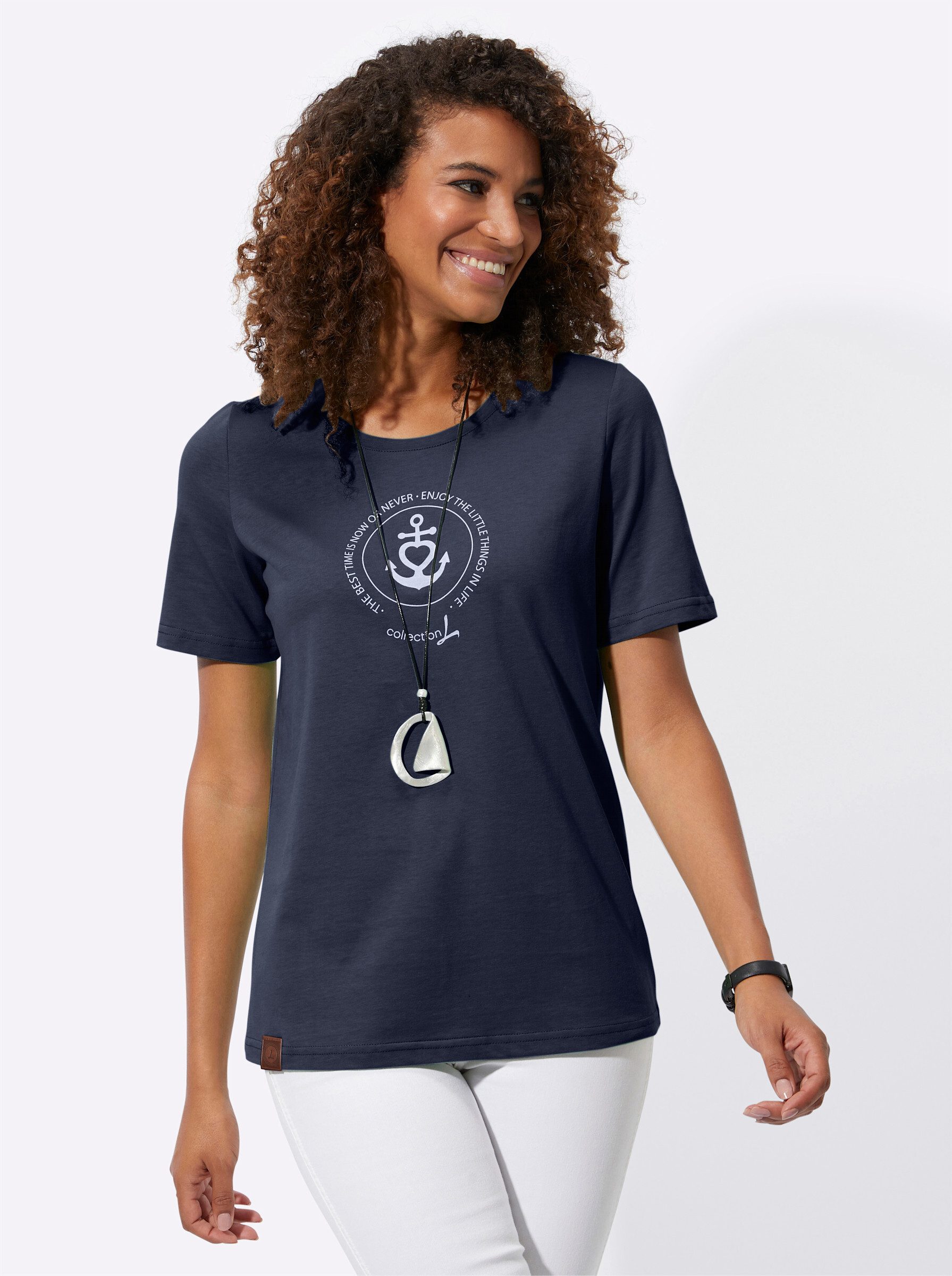 Casual Looks Rundhalsshirt "Shirt", (1 tlg.) günstig online kaufen