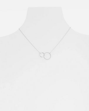 Pernille Corydon Kette mit Anhänger Double Plain Halskette Damen 42-49 cm, Silber 925