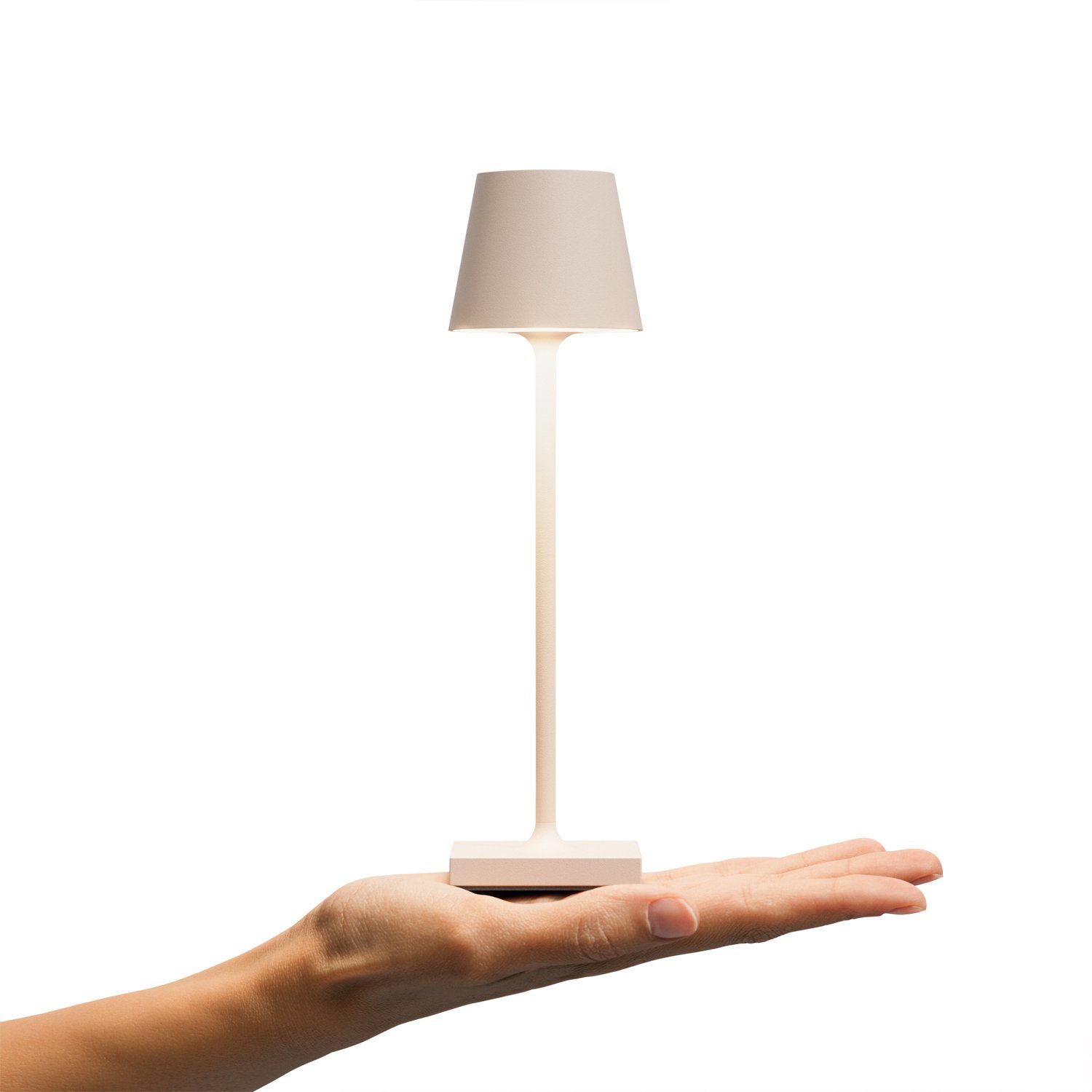 SIGOR LED Tischleuchte NUINDIE Pocket Dünenbeige, Dimmbar, LED fest integri günstig online kaufen